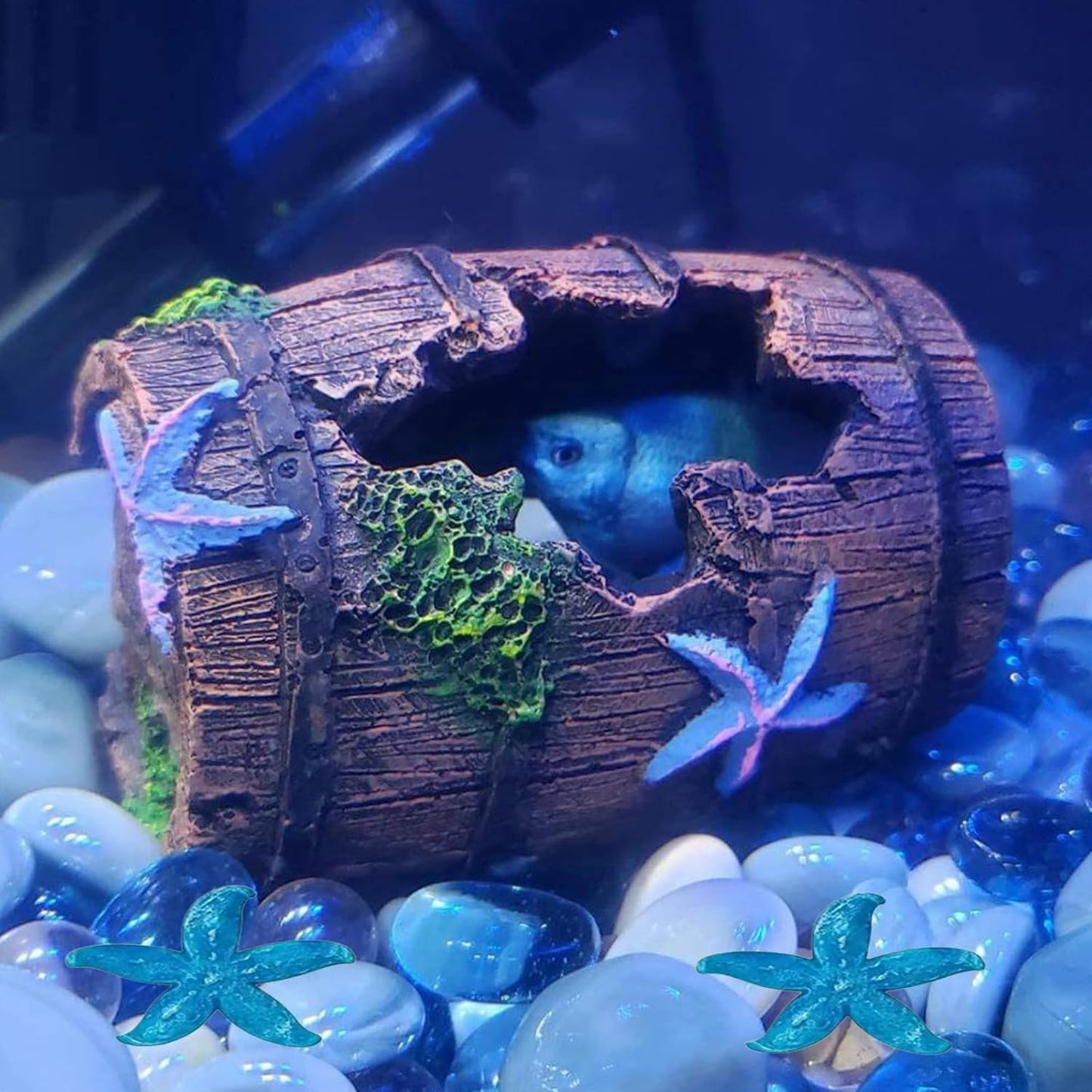 Set of 3 Aquarium Decoration Set, Simulation Moss Aquarium Decoration