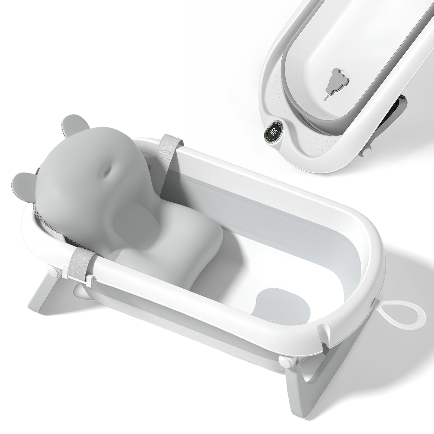 Faltbar Baby Badewanne Mit Rutschfestem Badewannensitz