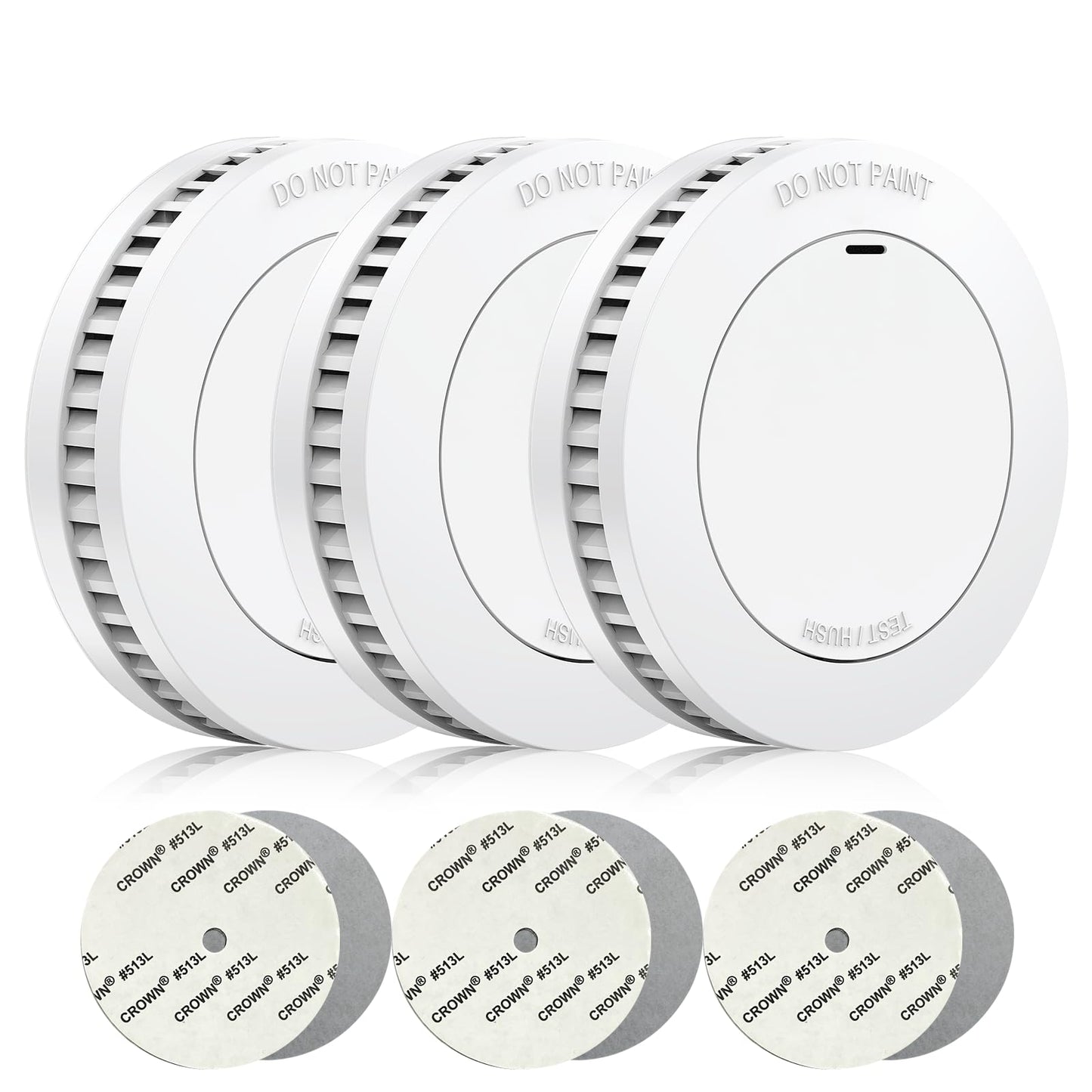 6er Rauchmelder Set 10 Jahre Batterie, Feuermelder, Brandmelder 10 Jahre Batterie