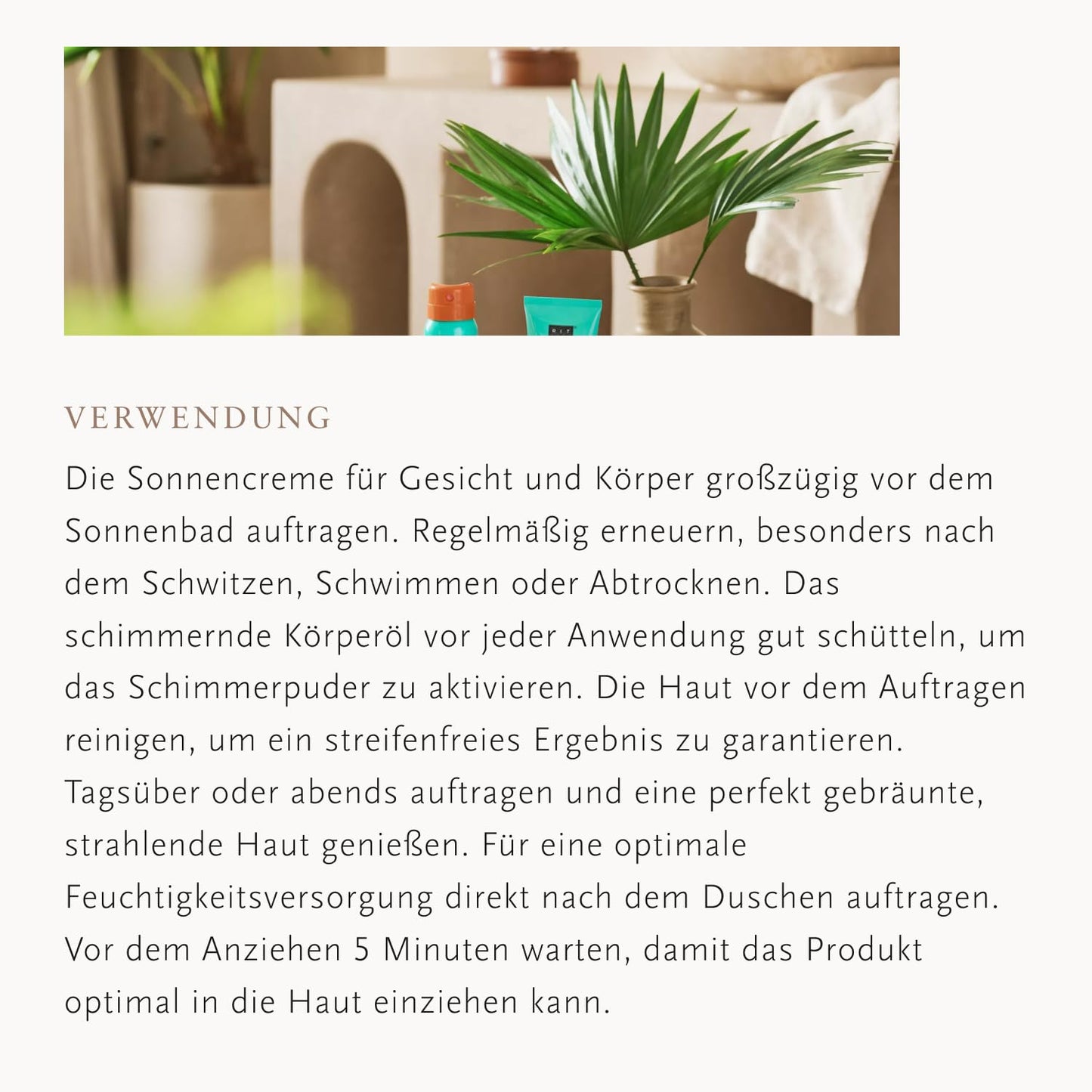 Rituals The Ritual of Karma | Gesichtssonnenschutz mit LSF 30, Sonnenschutzspray mit LSF 30 und schimmerndes Körperöl