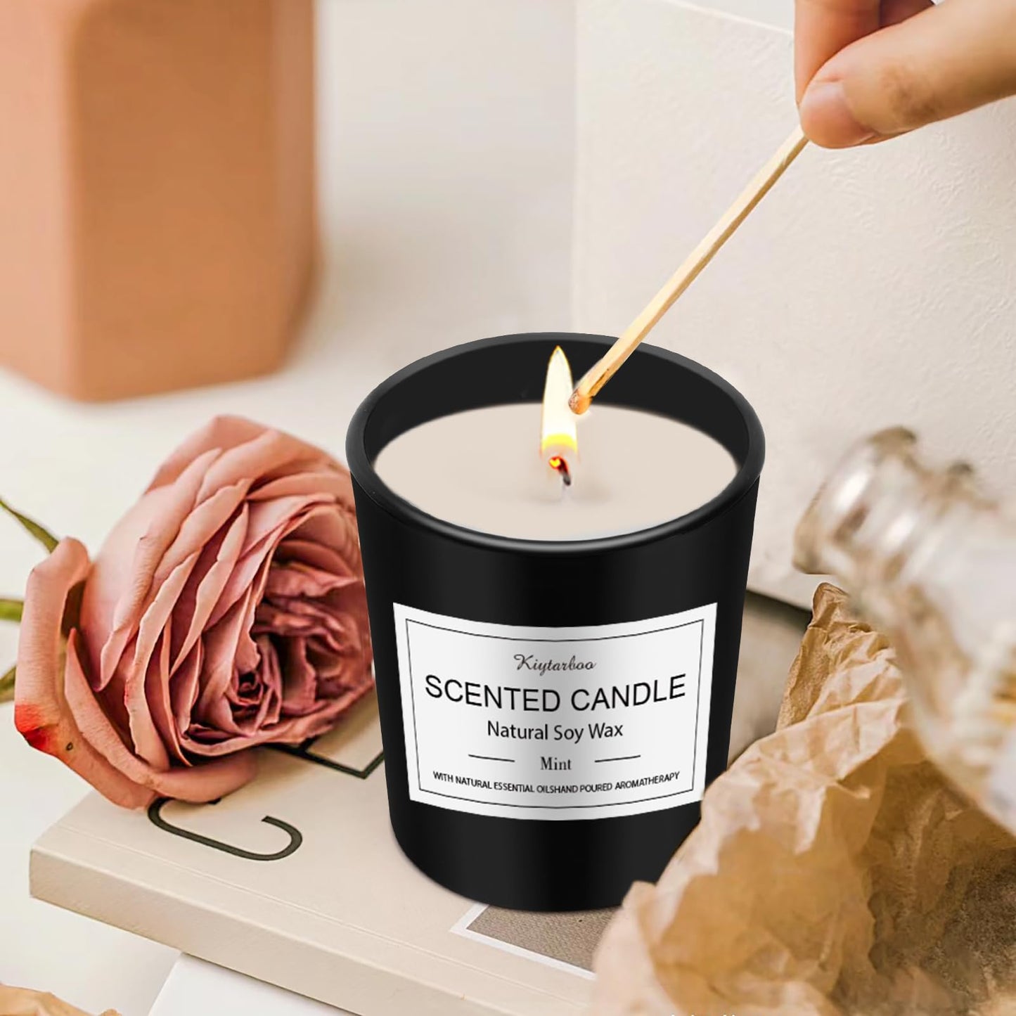 Candle Duftkerzen im Glas | Duftkerze Geschenkset aus 12 Düft Kerze mit 180 Stunden Langer Brenndauer & Sojawachs Duftkerze Set