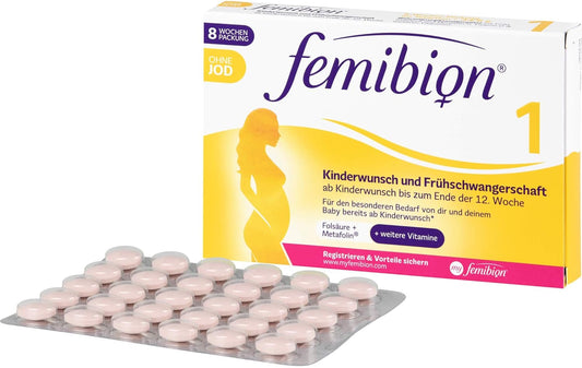 Femibion 1 Pregnancy + Early Pregnant Without Iodine