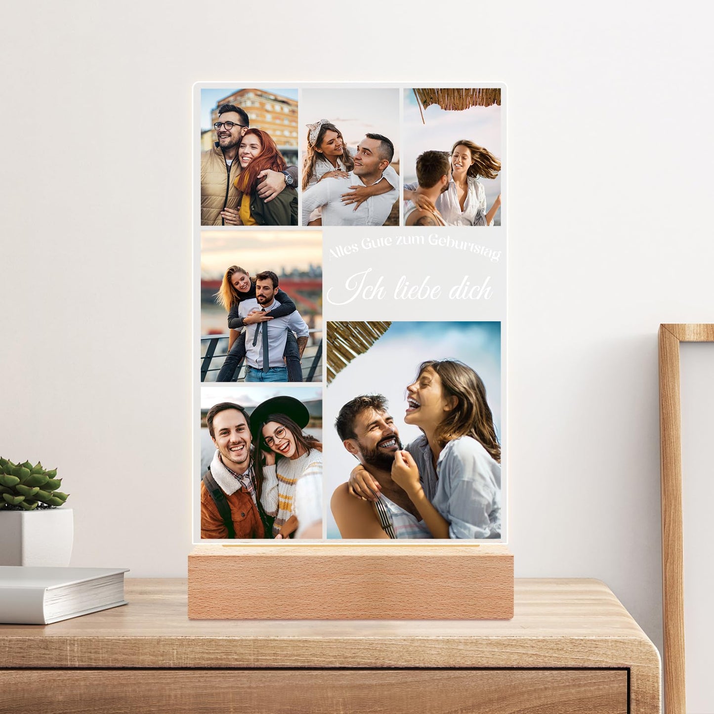 Personalisierte Geschenke, Personalisierte Bilderrahmen mit Foto, Personalisierte Jahrestag Geburtstagsgeschenk