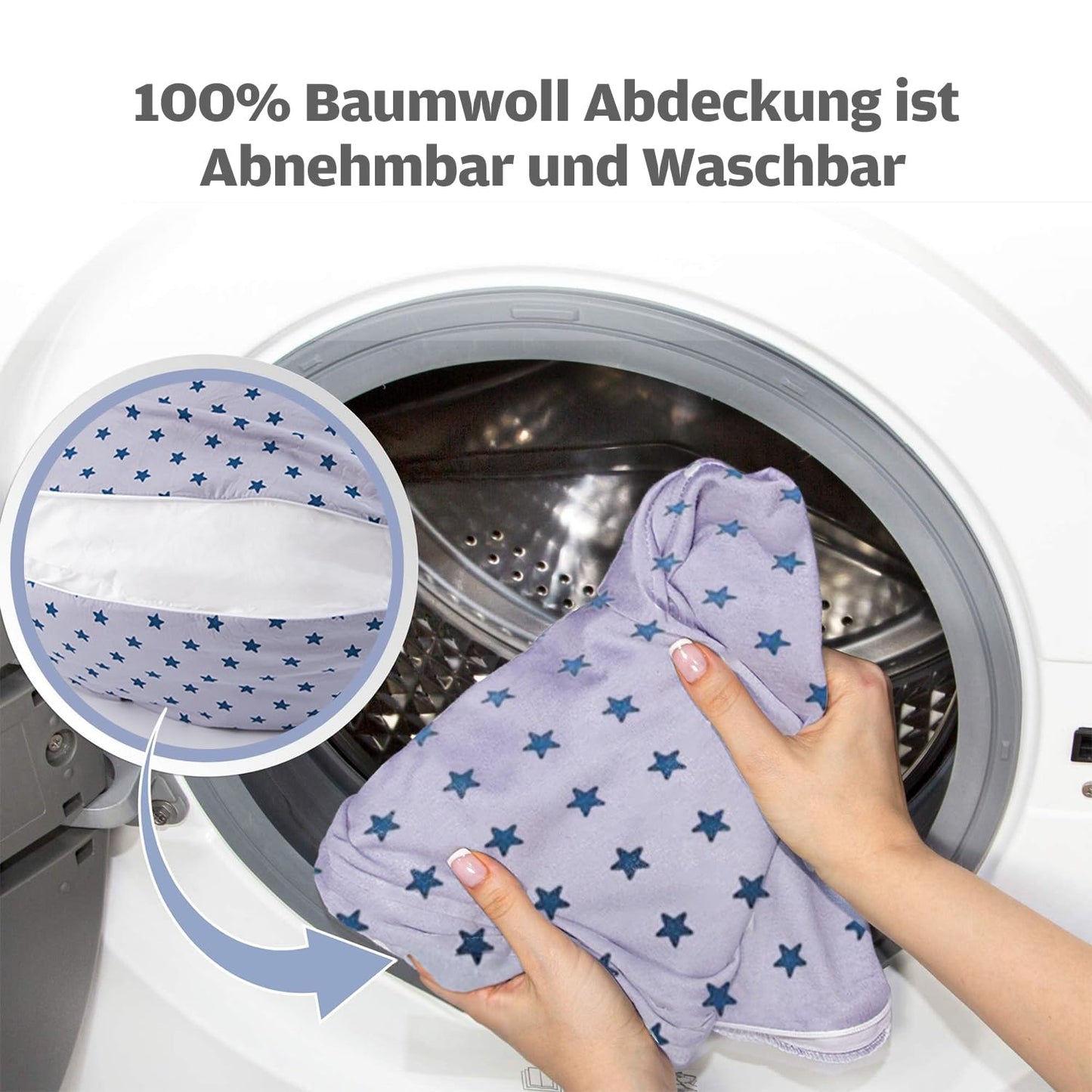 Chilling Home 2-in-1 Nursing Pillow, XXL Pregnancy Pillow, Side Sleeper Pillow for Baby, Pregnancy Pillow