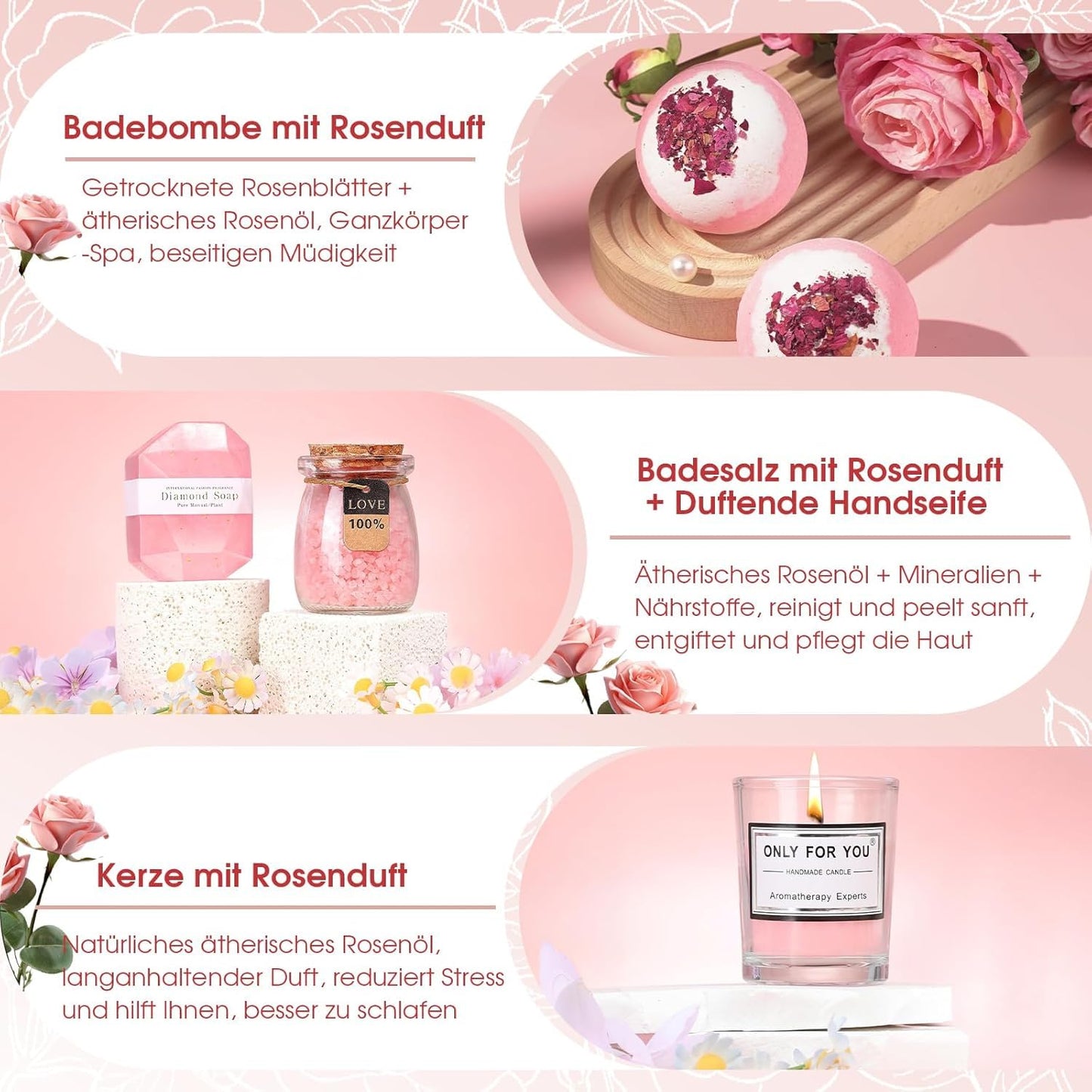 Yogopro Gifts for Women, Birthday Gift for Women, Gift Set, Birthday Wellness Gifts for Mum, Girlfriend, Wife, Sister, Valentine's Day, Mother's Day