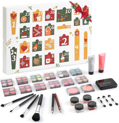 Gleamkid Advent Calendar 2024 - High-Quality Advent Calendar with 24 Beauty Moments, Christmas Calendar with Makeup Products such as Lip Gloss