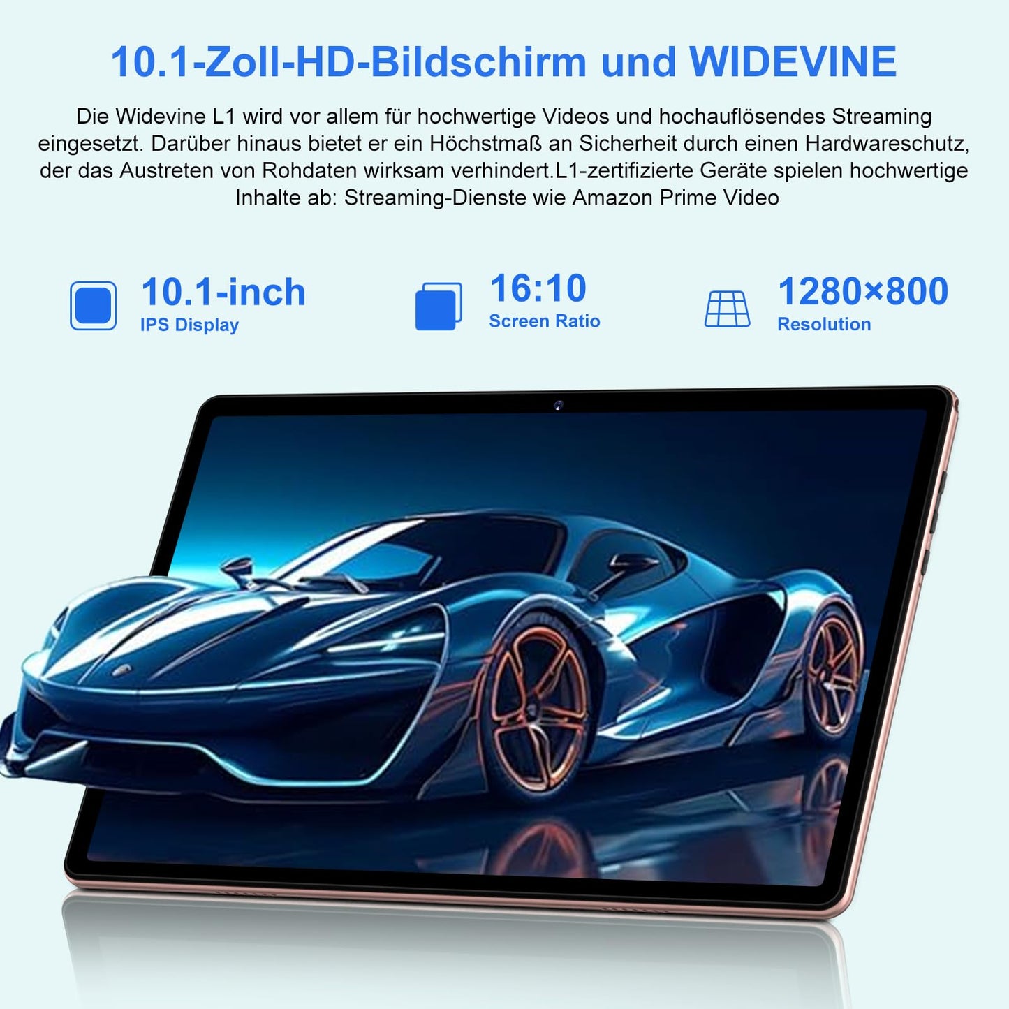 Tablet 11 Zoll Android mit, 24GB RAM 256GB ROM TF 1TB, Octa-Core, GMS, 5G WiFi 6, Bluetooth 5.0