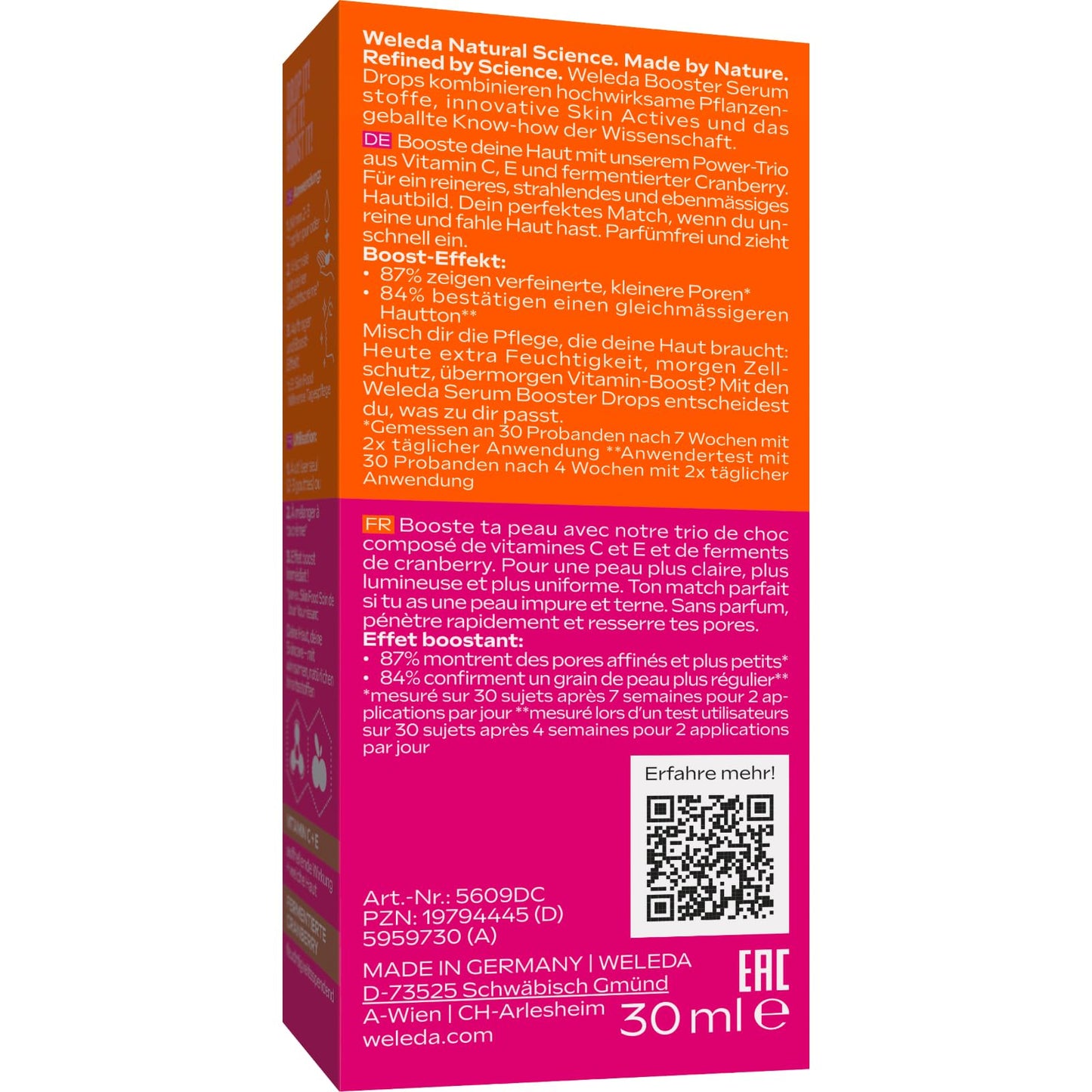 Weleda Organic Skin Food Glow Serum Drops - Natural Cosmetics Booster Drops with Licorice & Light-Reflecting Pigments for Radiant Complexion & Against Pigment Spots