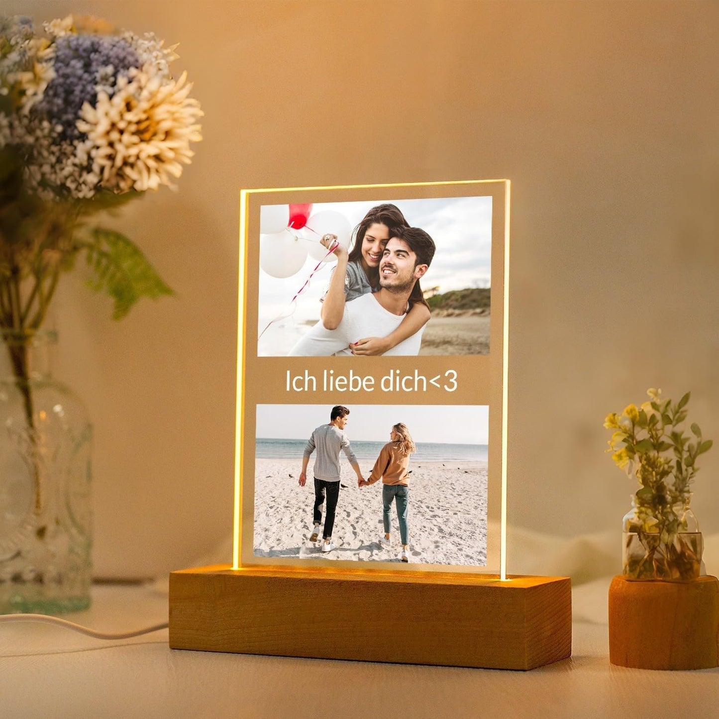 Personalisierte Geschenke für Freundin, Personalisierte Bilderrahmen mit Foto, Personalisierter Bilderrahmen mit Bild