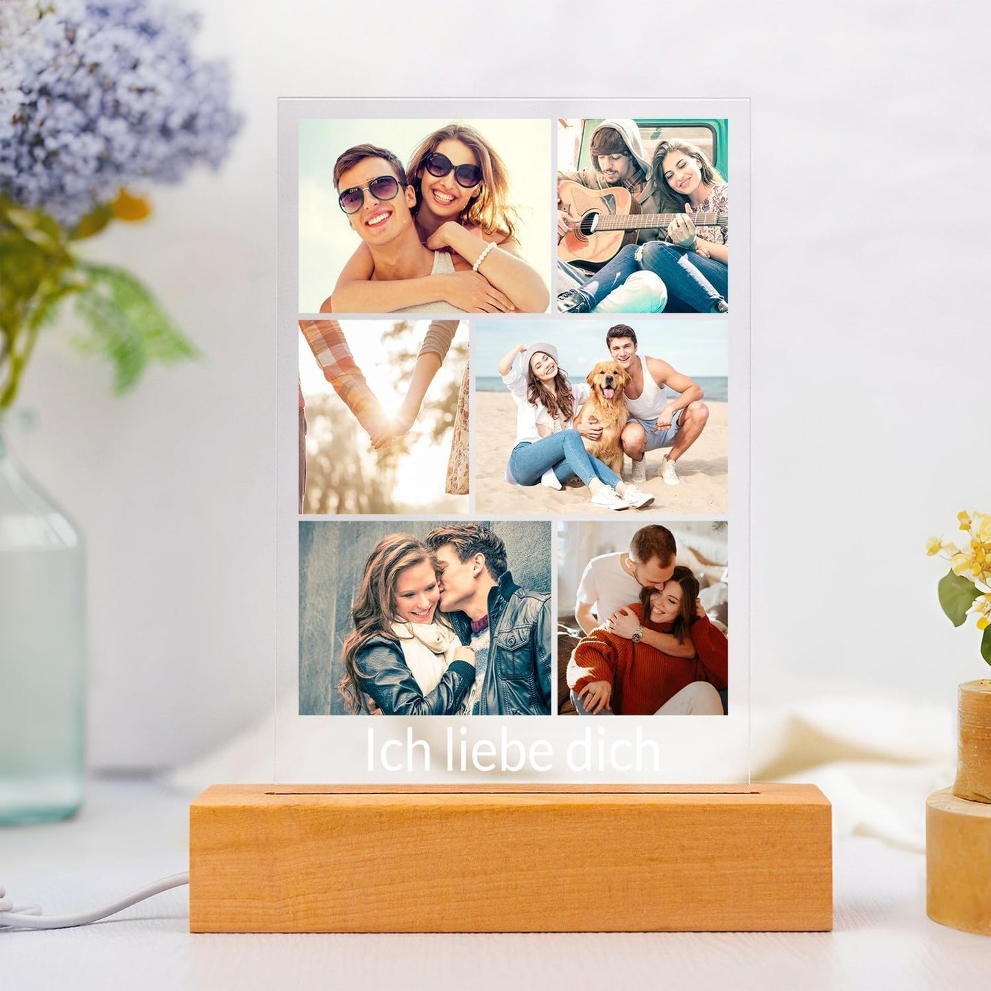 Personalisierte Geschenke für Freundin, Personalisierte Bilderrahmen mit Foto, Personalisierter Bilderrahmen mit Bild