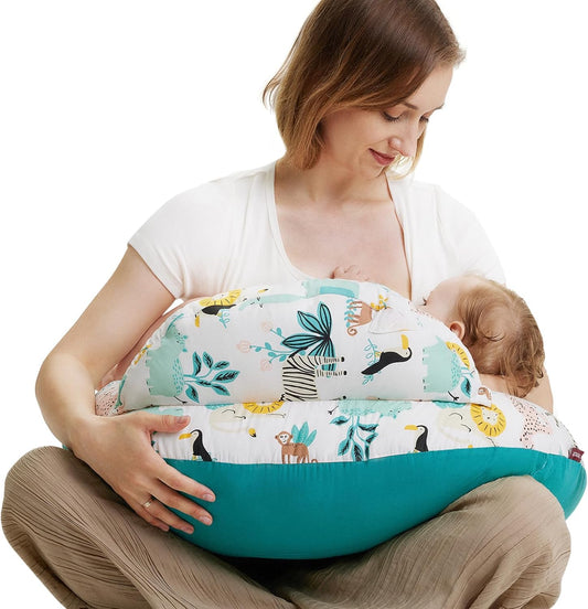 Stillkissen, Nursing Pillow with Safety Border - Ergonomic Nursing and Positioning Pillow