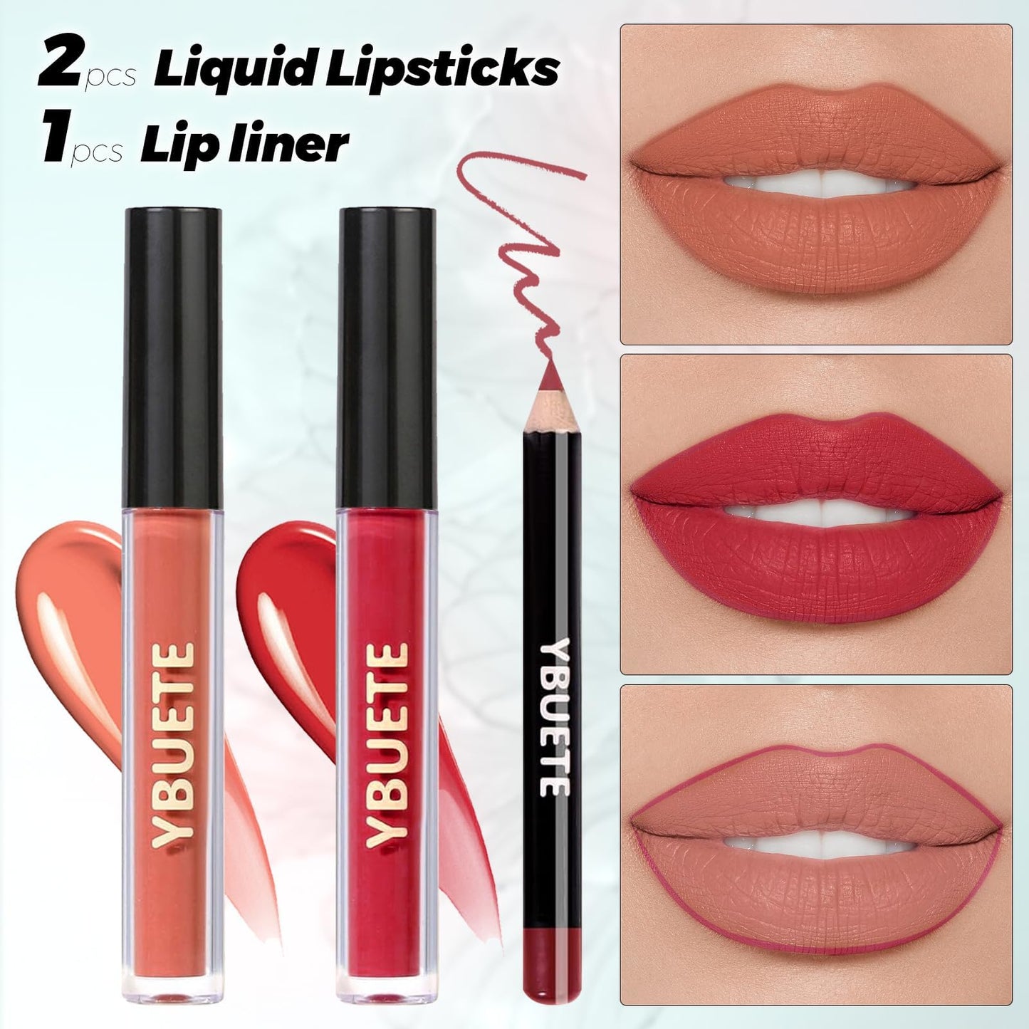 YBUETE Make-up Set für Teenager, Mädchen und Frauen - Tragbares Reise-Kosmetik-Set für Anfänger und Profis