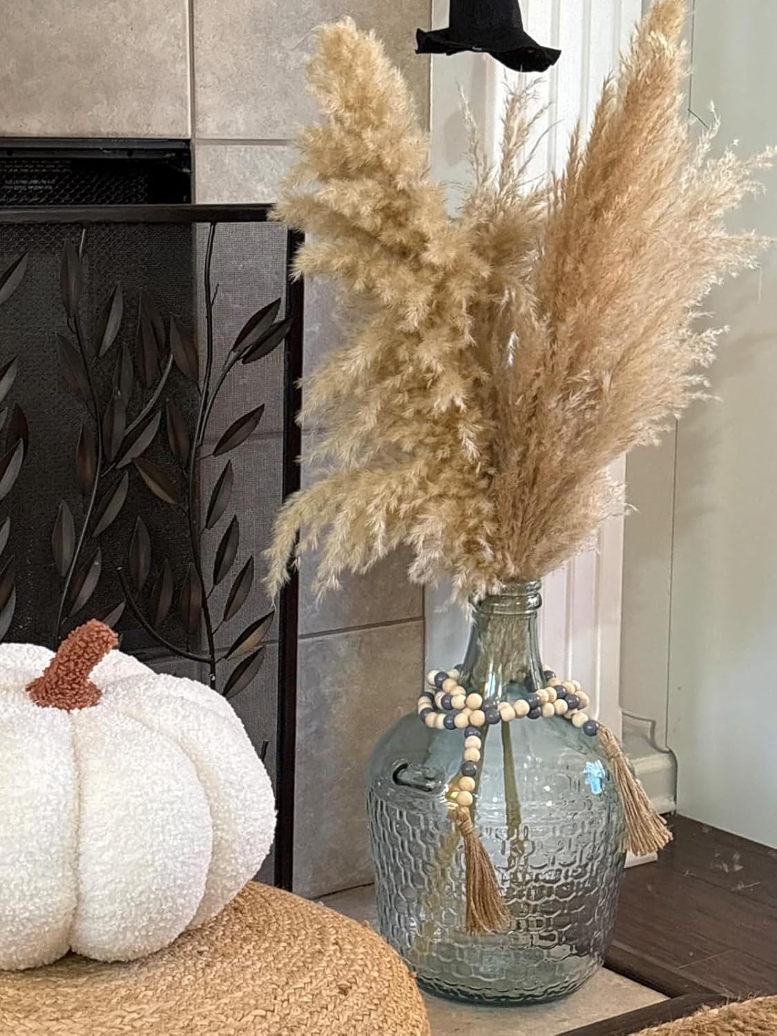 15 Stück 100cm Pampasgras Groß, Natürliche & Flauschige Trockenblumenstrauß Pampasgras XXL, für Boho-Wohnkultur, Wanddekoration, Tisch, Hochzeits, Schlafzimmer