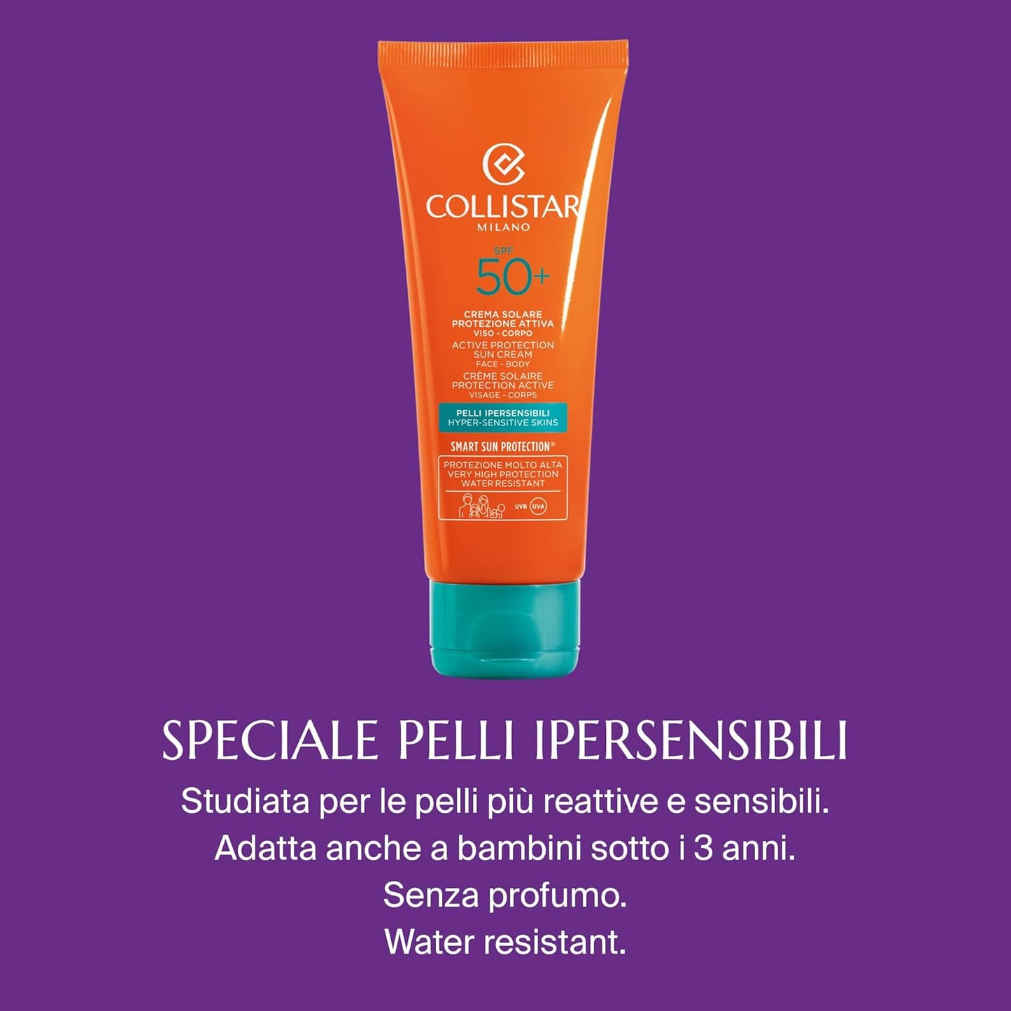 Collistar SUN CREAM SPF50 Sensitive 100 ml