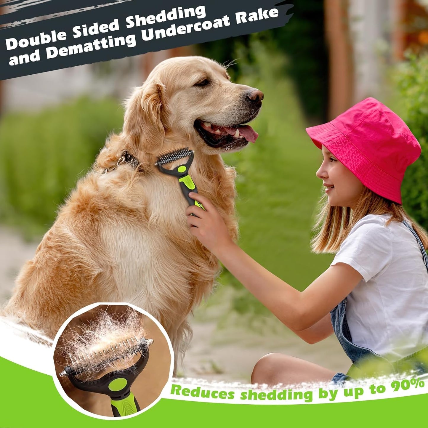 Hundebürste Katzenbürste, Professionelle Haustier Bürsten Selbstreinigende Hundebürste