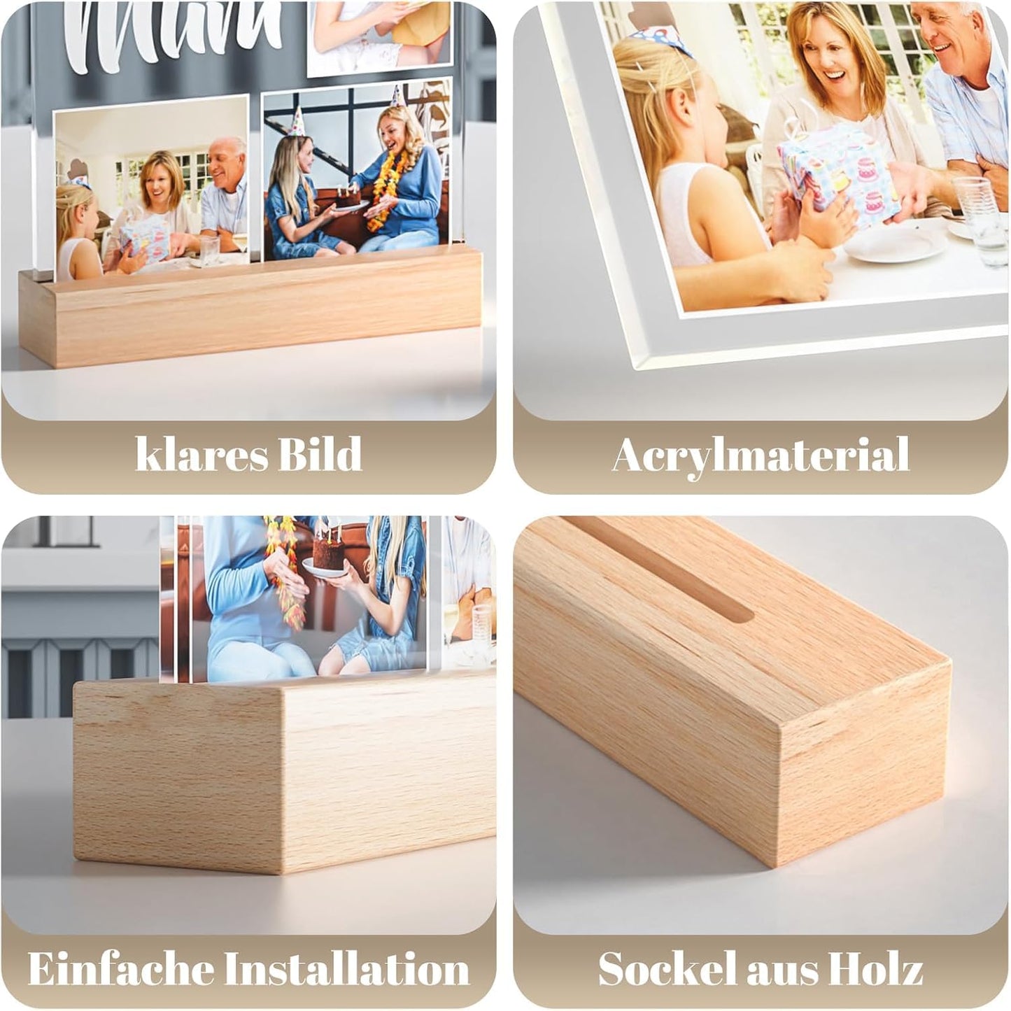 Personalisierte Geschenke, Personalisierte Bilderrahmen mit Foto, Personalisierte Jahrestag Geburtstagsgeschenk