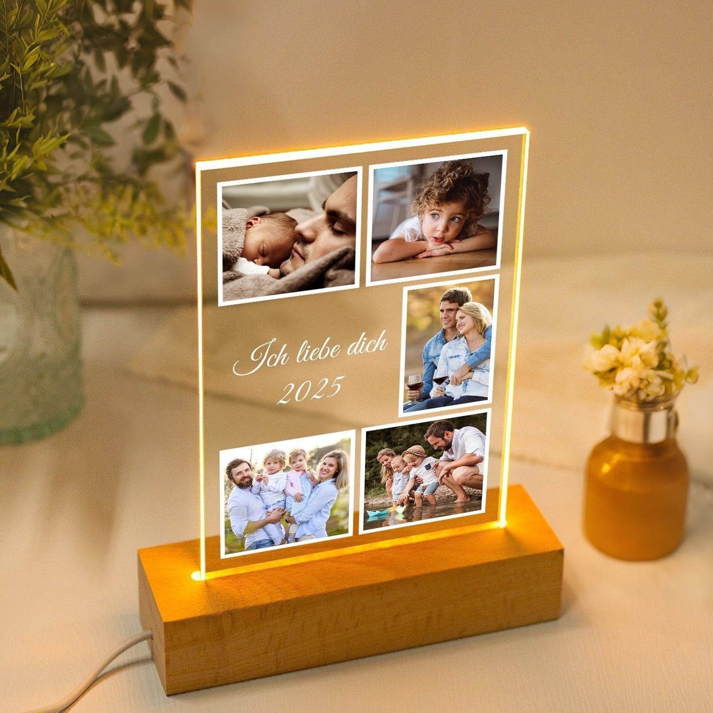 Personalisierte Geschenke für Freundin, Personalisierte Bilderrahmen mit Foto, Personalisierter Bilderrahmen mit Bild