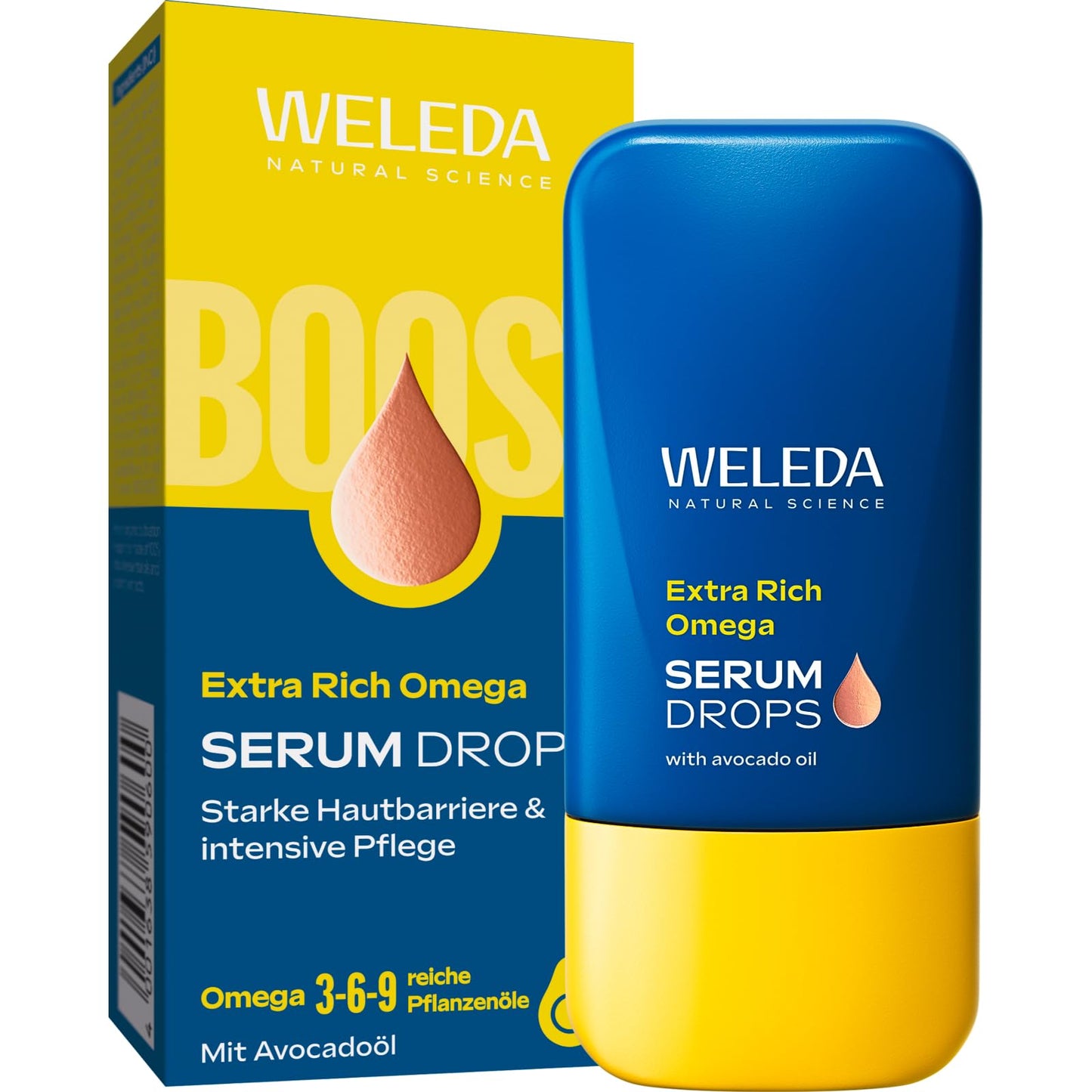 Weleda Organic Skin Food Glow Serum Drops - Natural Cosmetics Booster Drops with Licorice & Light-Reflecting Pigments for Radiant Complexion & Against Pigment Spots