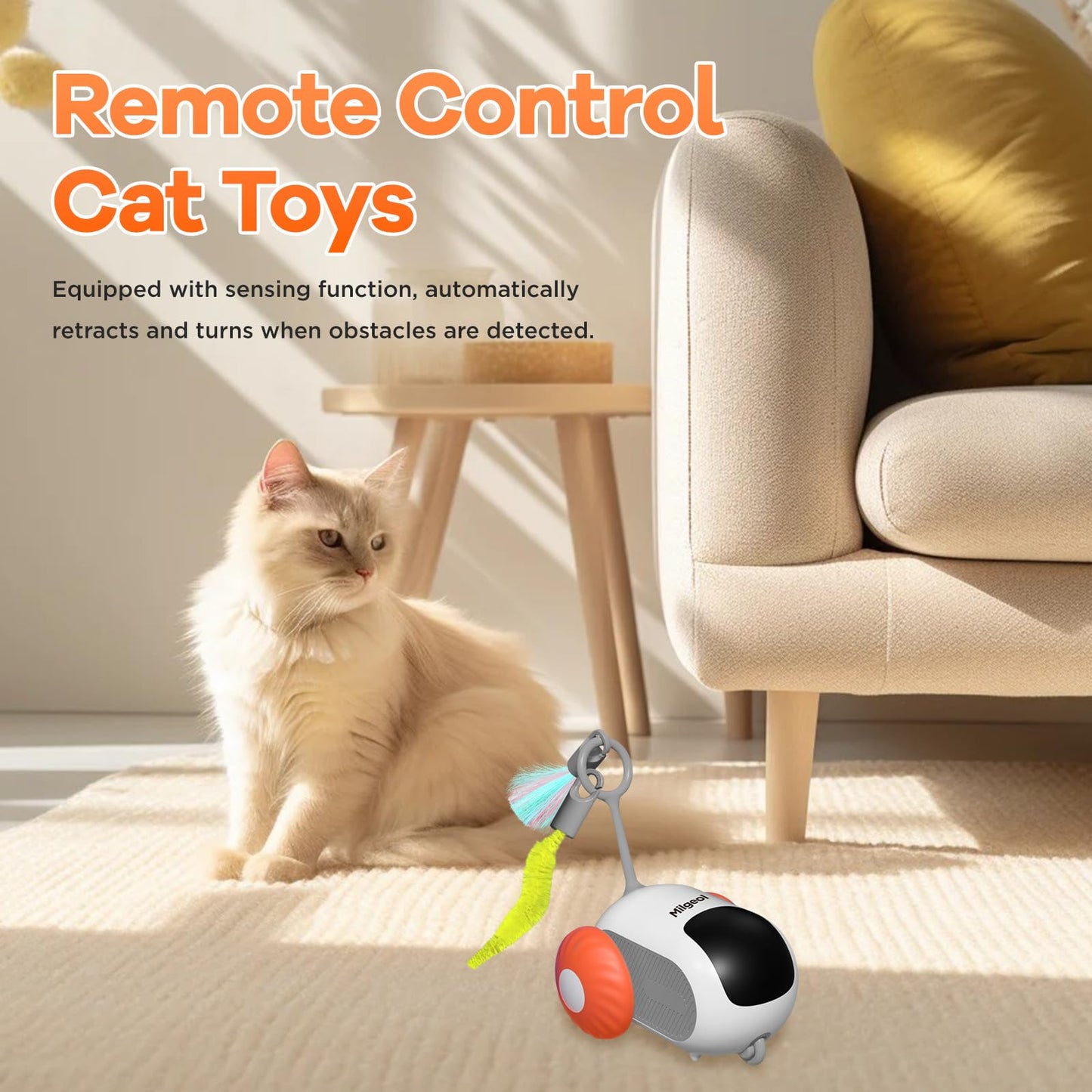 Cat Toy Intelligent Remote Controlled Electric Interactive