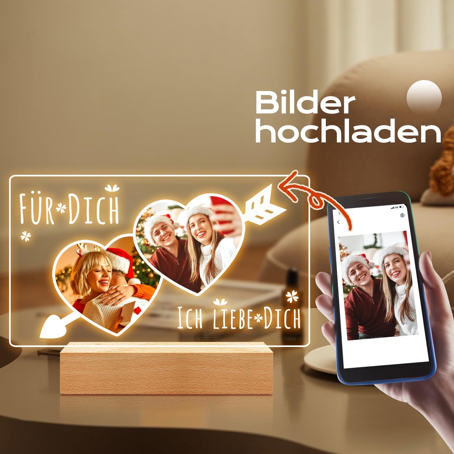 Personalisierte Geschenke, Personalisierte Bilderrahmen mit Foto, Personalisierte Jahrestag Geburtstagsgeschenk