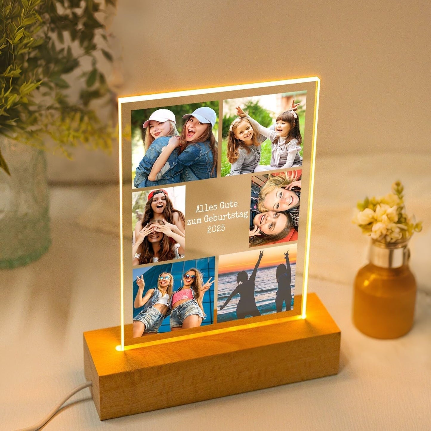 Personalisierte Geschenke für Freundin, Personalisierte Bilderrahmen mit Foto, Personalisierter Bilderrahmen mit Bild