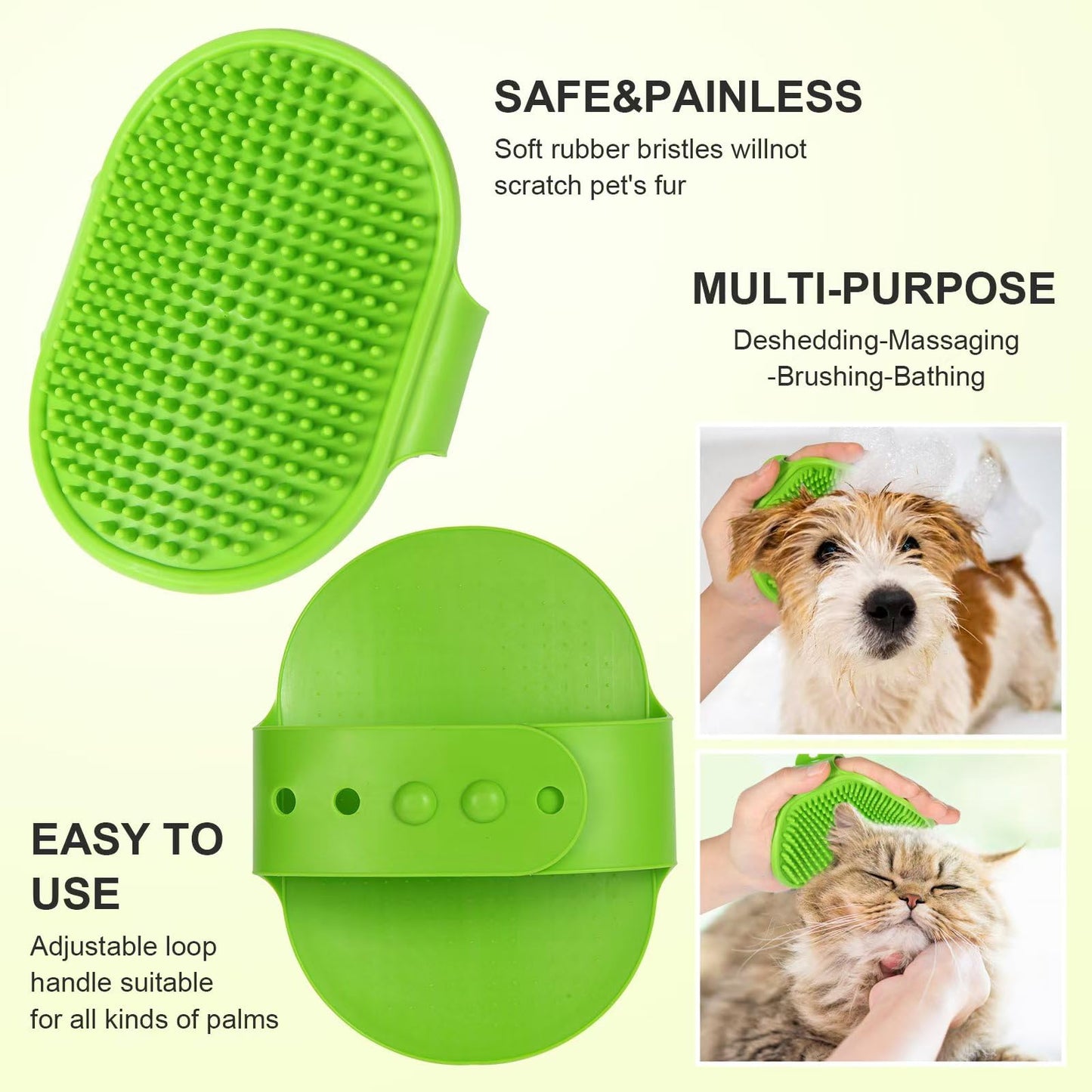 3 Stück Haustier Hundebürste Katzenbürste Hundebürste Doppelseitige