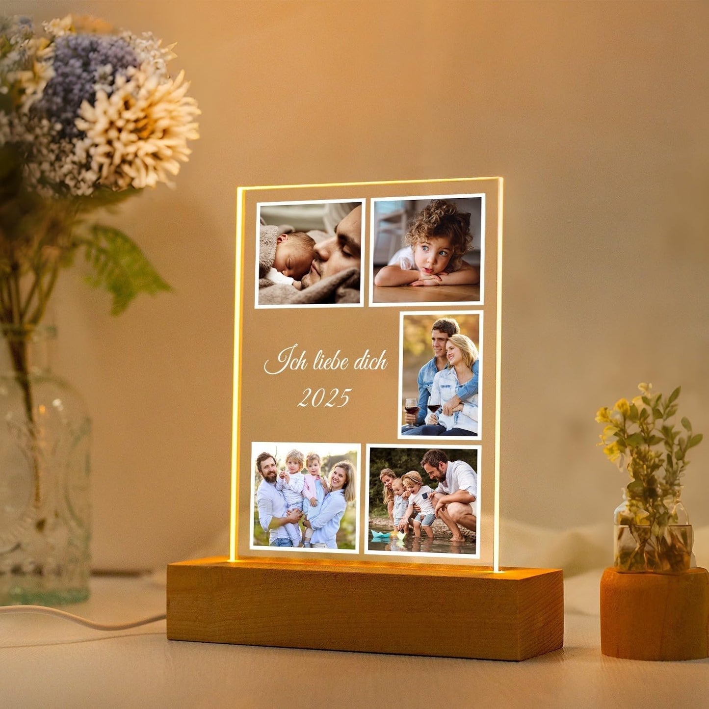 Personalisierte Geschenke für Freundin, Personalisierte Bilderrahmen mit Foto, Personalisierter Bilderrahmen mit Bild