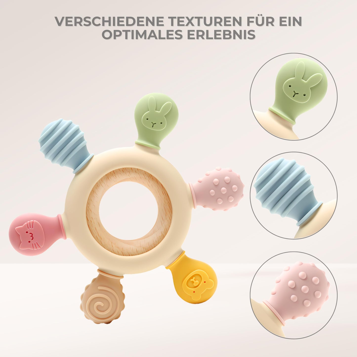 Baby Teething Ring – Teething Toy – Teething Aid – Teething Ring