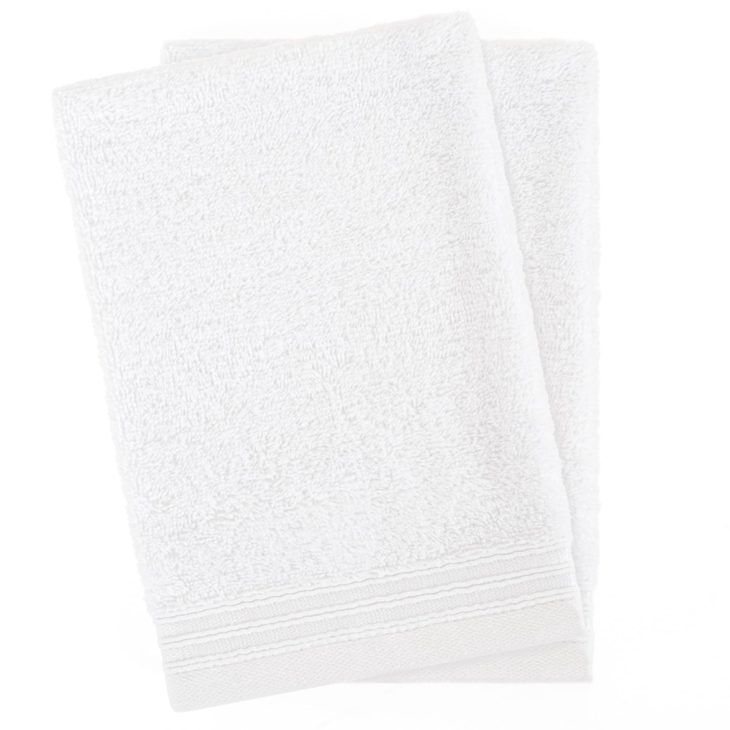 6-Piece Hand Towel Set, 100% Cotton, Soft, Absorbent, Quality Hand Towels Set, 2 Bath Towels 70 x 140 cm, 4 Hand Towels 50 x 100 cm, White
