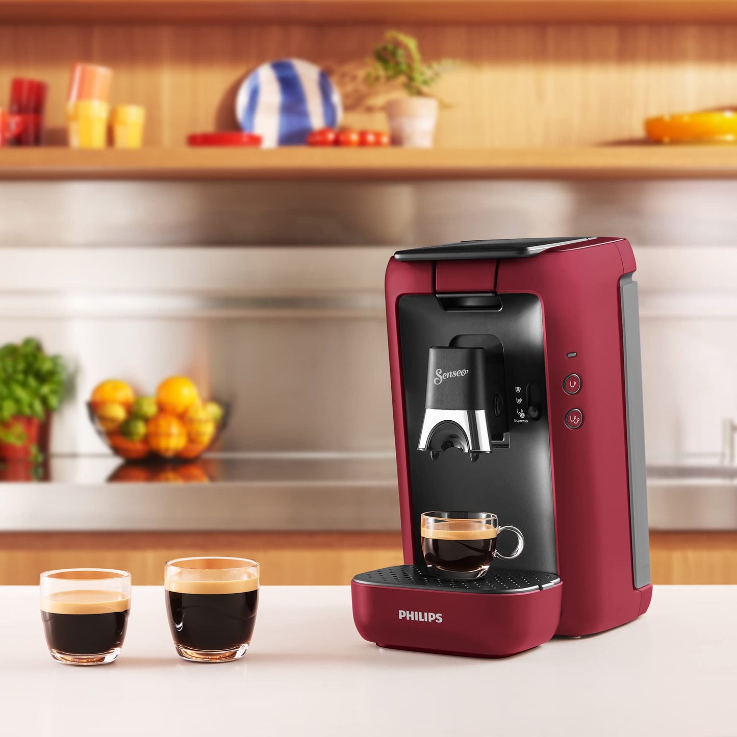 Philips Senseo Maestro Coffee Pod Machine - High-Quality Espresso Quality, Environmentally Friendly Design, 1.2 L Water Tank