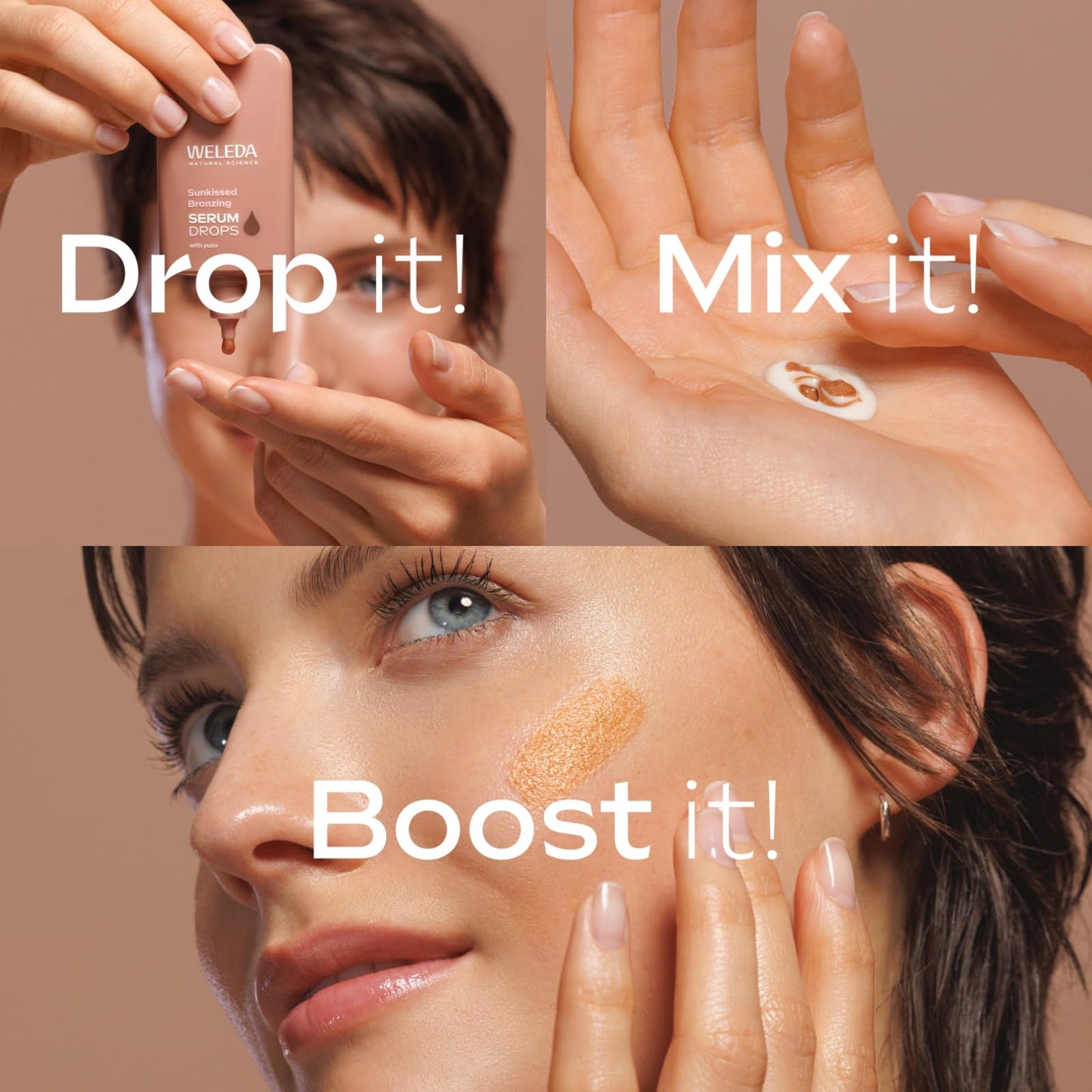 Weleda Organic Skin Food Glow Serum Drops - Natural Cosmetics Booster Drops with Licorice & Light-Reflecting Pigments for Radiant Complexion & Against Pigment Spots