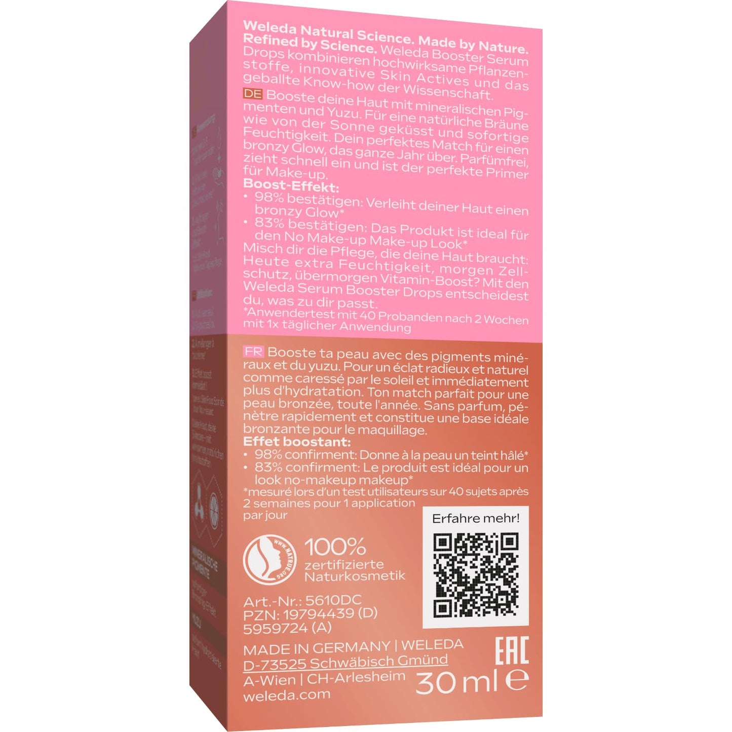 Weleda Organic Skin Food Glow Serum Drops - Natural Cosmetics Booster Drops with Licorice & Light-Reflecting Pigments for Radiant Complexion & Against Pigment Spots