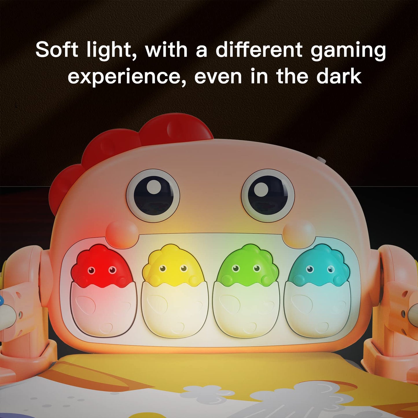 Eners Baby Spielbogen Baby Spieldecke mit Musik & Lichtern