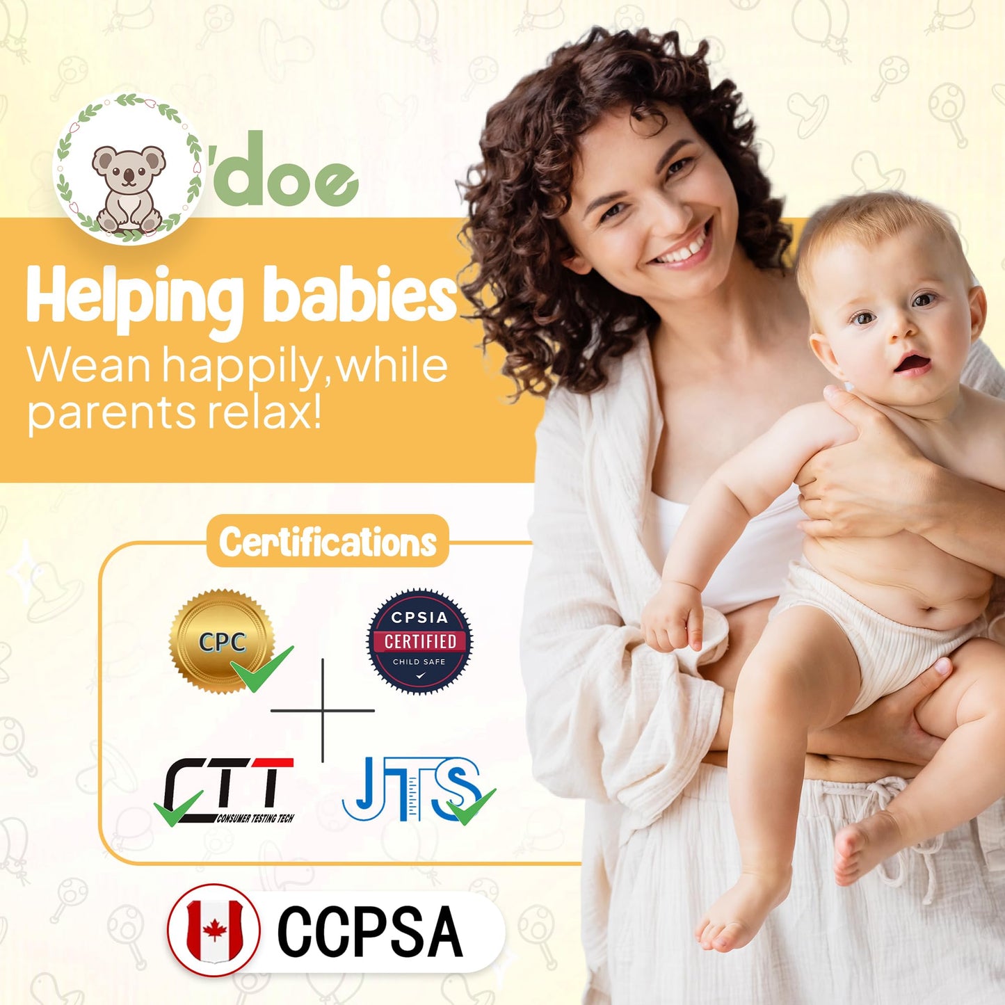 Baby Geschirr Set 11 Pieces Baby LED Weaning Accessories for Toddlers, Baby Feeding Set