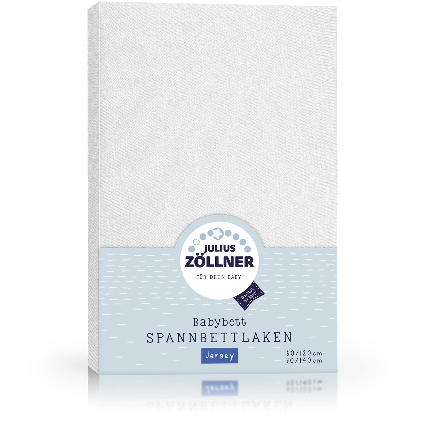 Spannbettlaken für Baby- & Kinderbett, 100% Jersey-Baumwolle, 2er Pack