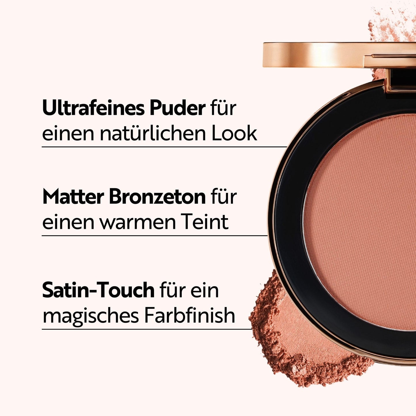 MAGIC FINISH Satin Blush Peachy Rose (4g) – Blush mit Satin-Touch Textur für ein perfektes Make Up, hochpigmentierte Beauty-Farben