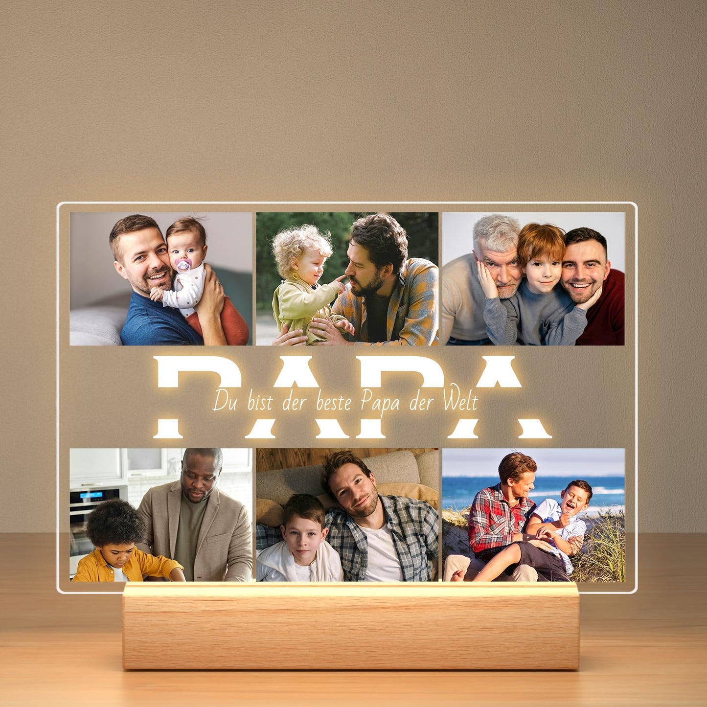 Personalised Christmas Gifts for Women & Men, Personalised Picture Frame with Photo, Photo Gifts Personalised for Him Her, Personalised Gifts