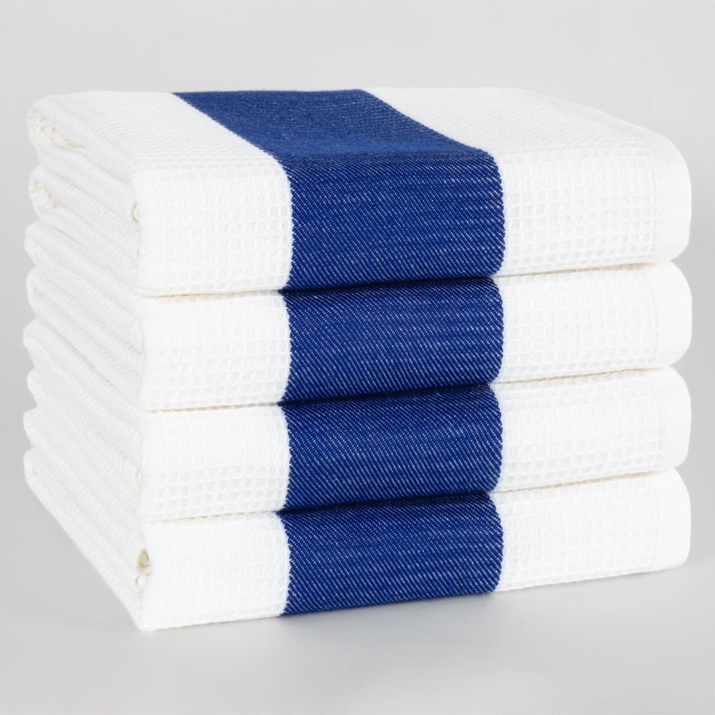 6-Piece Hand Towel Set, 100% Cotton, Soft, Absorbent, Quality Hand Towels Set, 2 Bath Towels 70 x 140 cm, 4 Hand Towels 50 x 100 cm, White