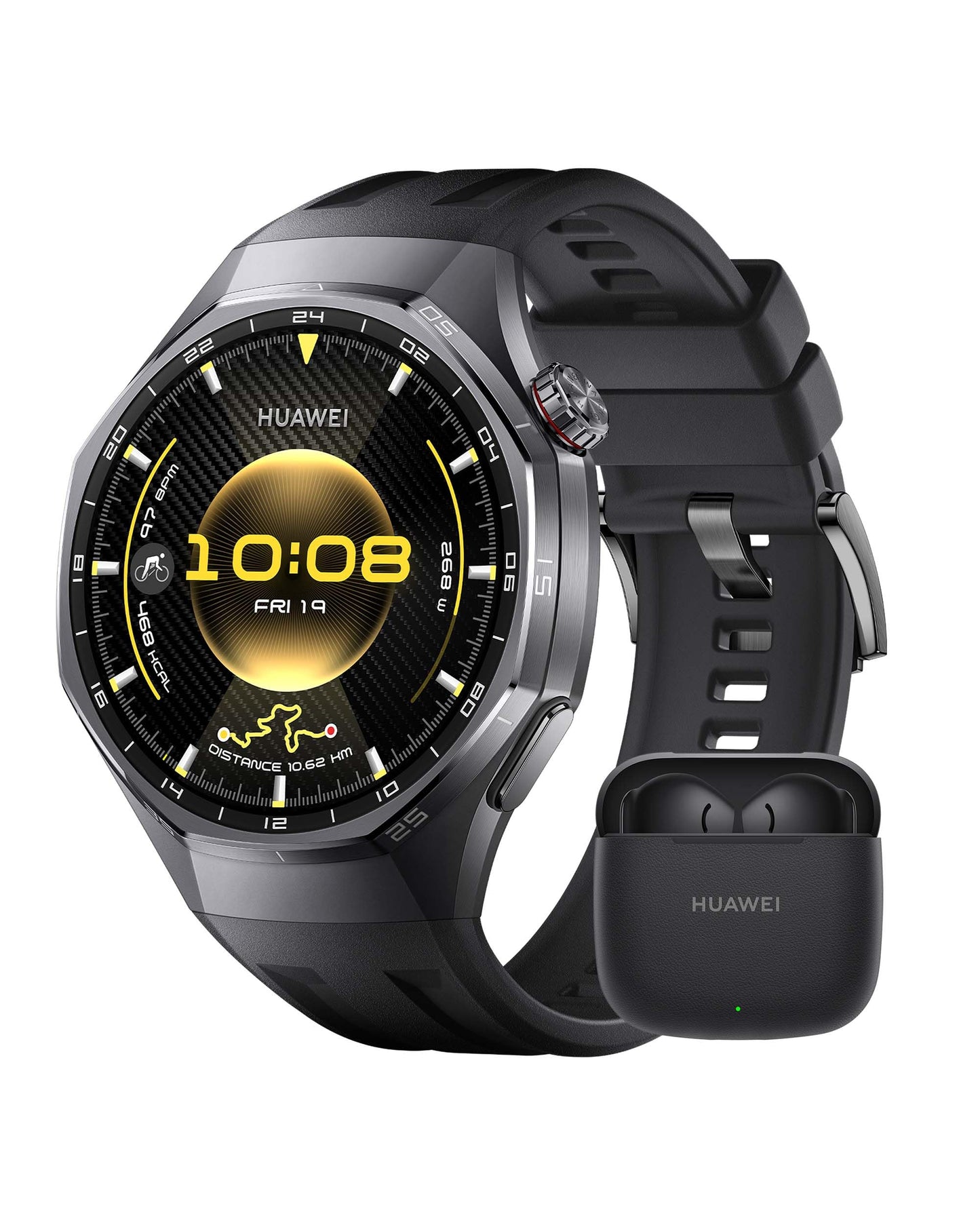 HUAWEI Watch GT 6 Pro Smartwatch, GPS, ECG, 1.47 Inch AMOLED Display, Up to 21 Days Battery, Comprehensive Bicycle Features, 100+ Sports Modes, Compatible with Android & iOS