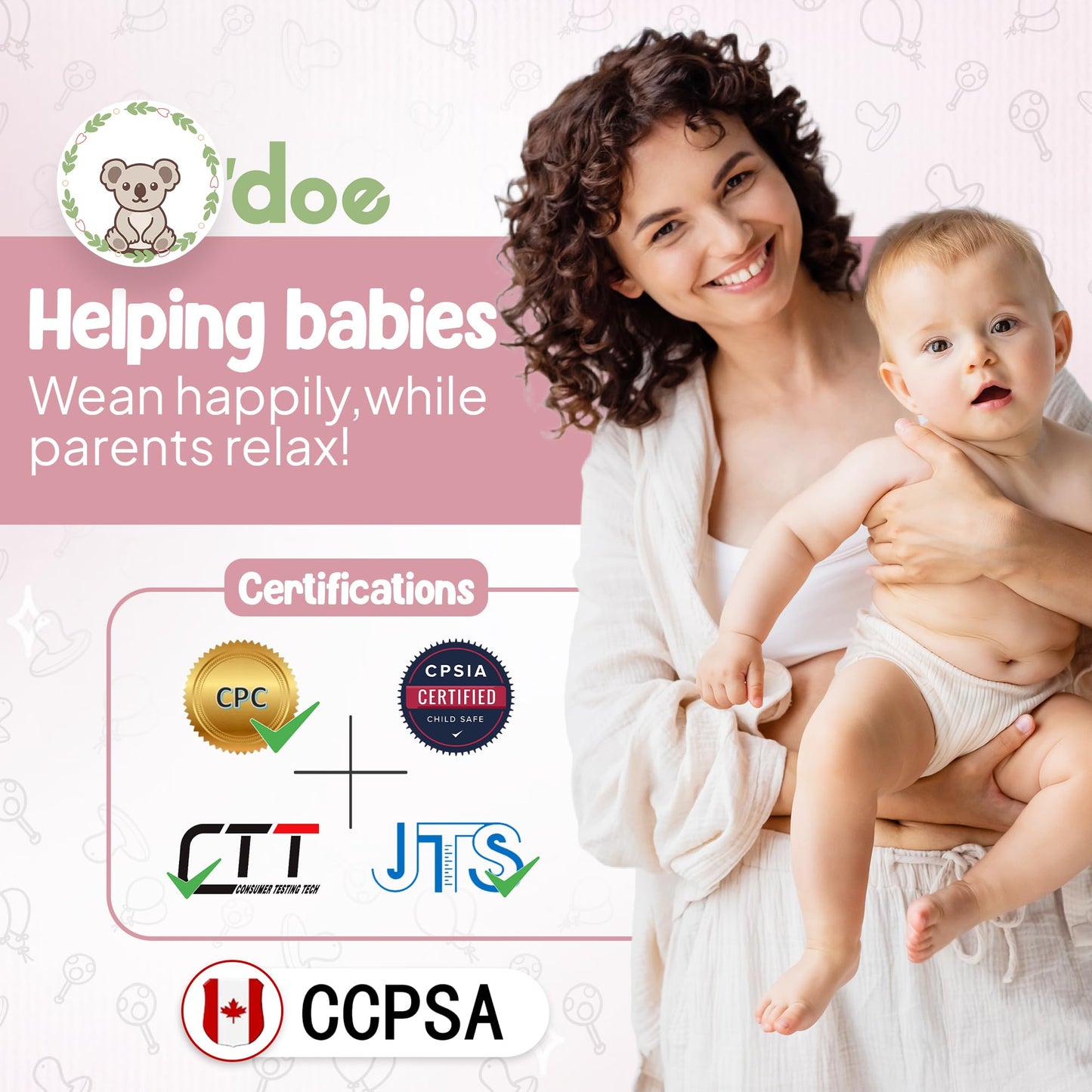 Baby Geschirr Set 11 Pieces Baby LED Weaning Accessories for Toddlers, Baby Feeding Set