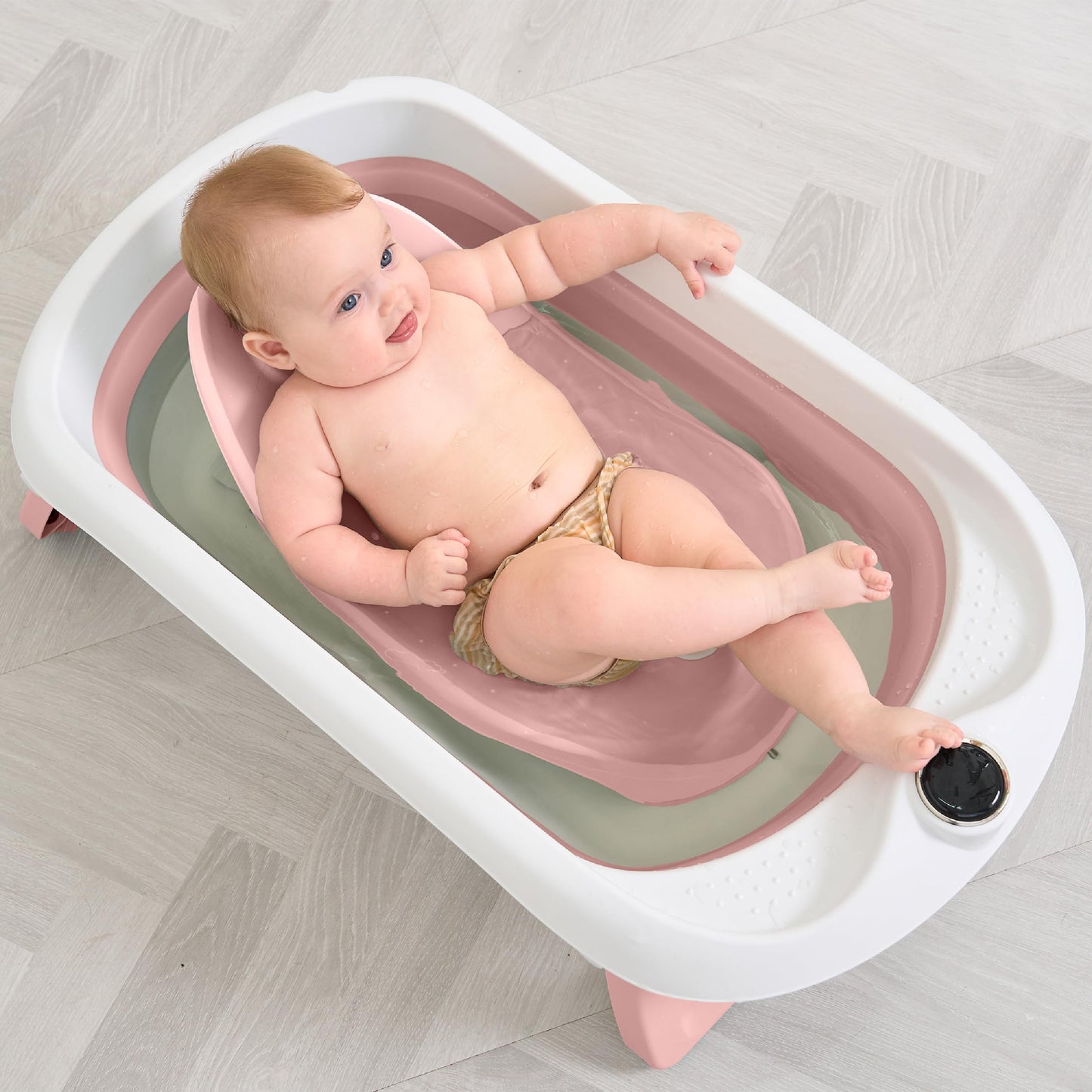 Faltbar Baby Badewanne Mit Rutschfestem Badewannensitz