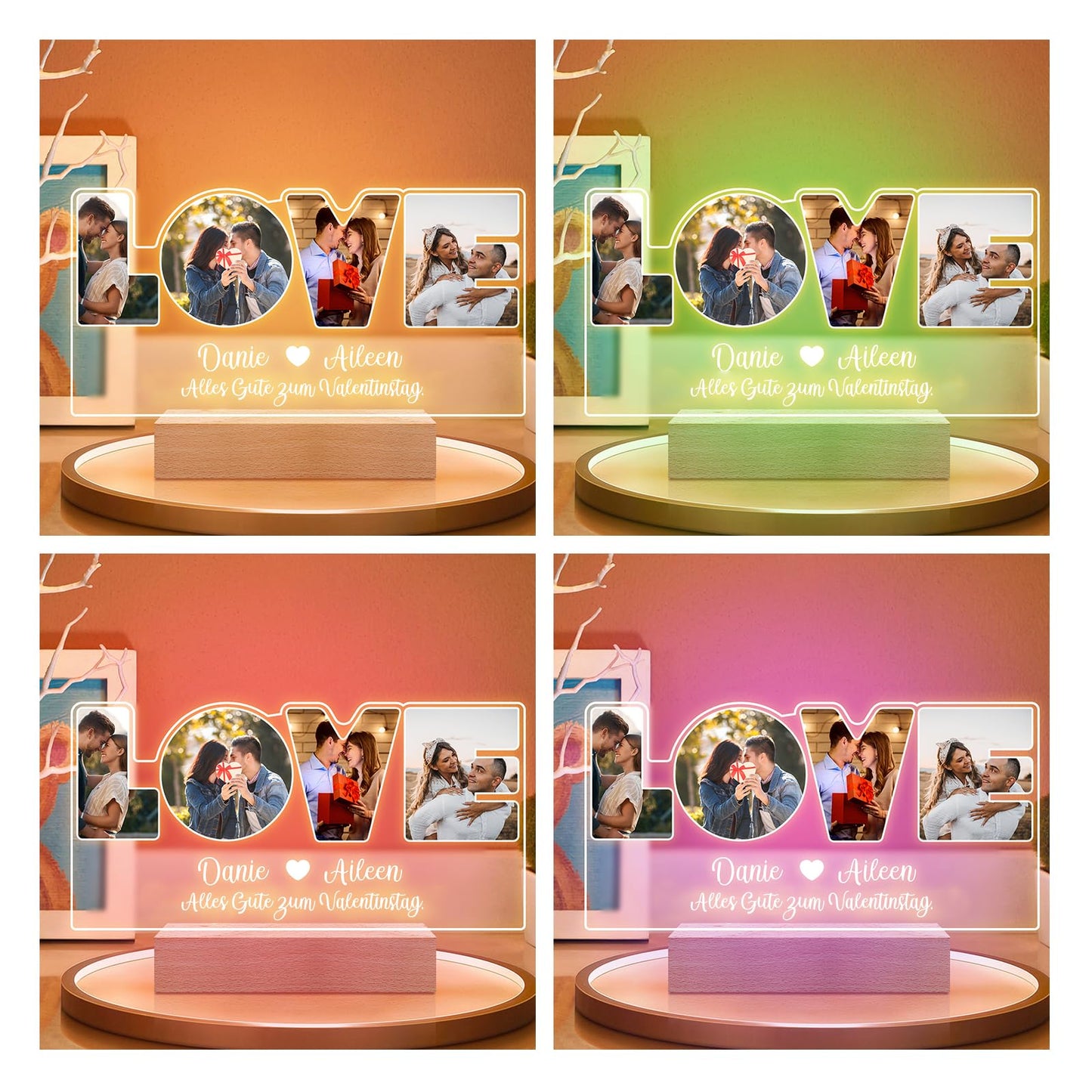 Personalisierte Geschenke, Personalisierte Bilderrahmen mit Foto, Personalisierte Jahrestag Geburtstagsgeschenk