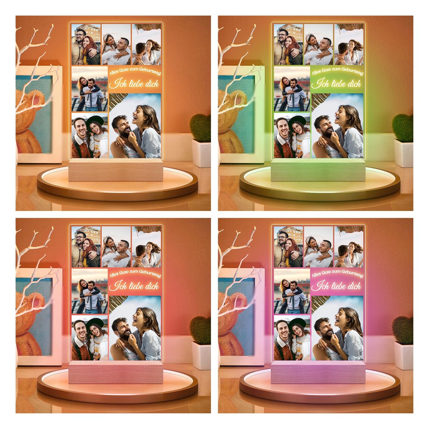 Personalisierte Geschenke, Personalisierte Bilderrahmen mit Foto, Personalisierte Jahrestag Geburtstagsgeschenk