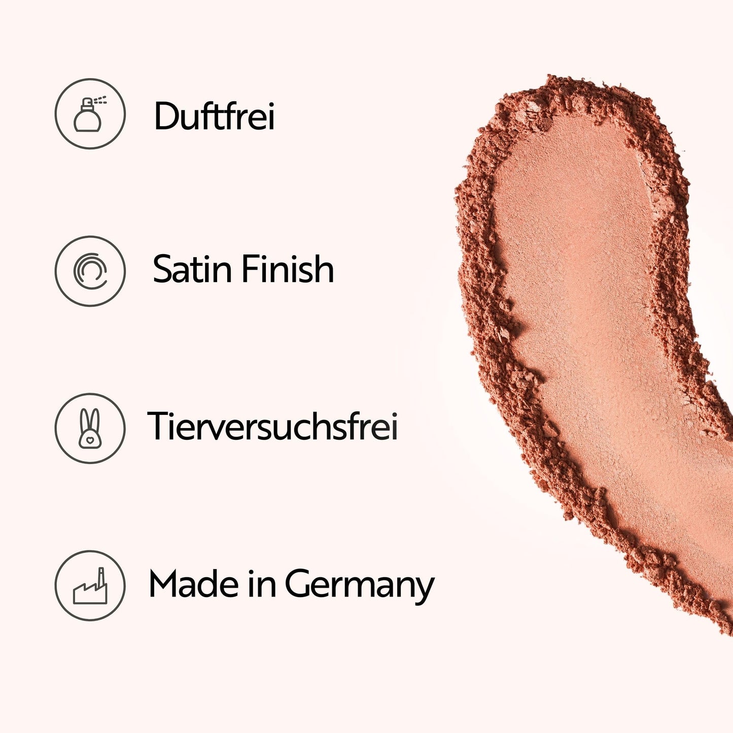 MAGIC FINISH Satin Blush Peachy Rose (4g) – Blush mit Satin-Touch Textur für ein perfektes Make Up, hochpigmentierte Beauty-Farben