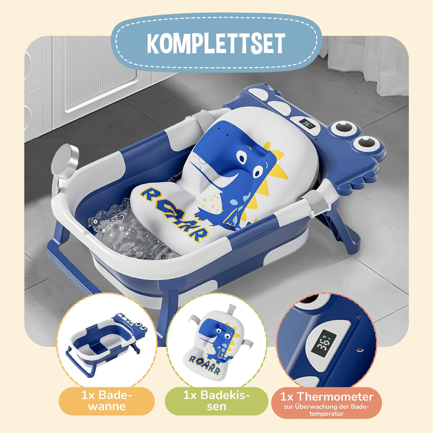 Faltbar Baby Badewanne Mit Rutschfestem Badewannensitz