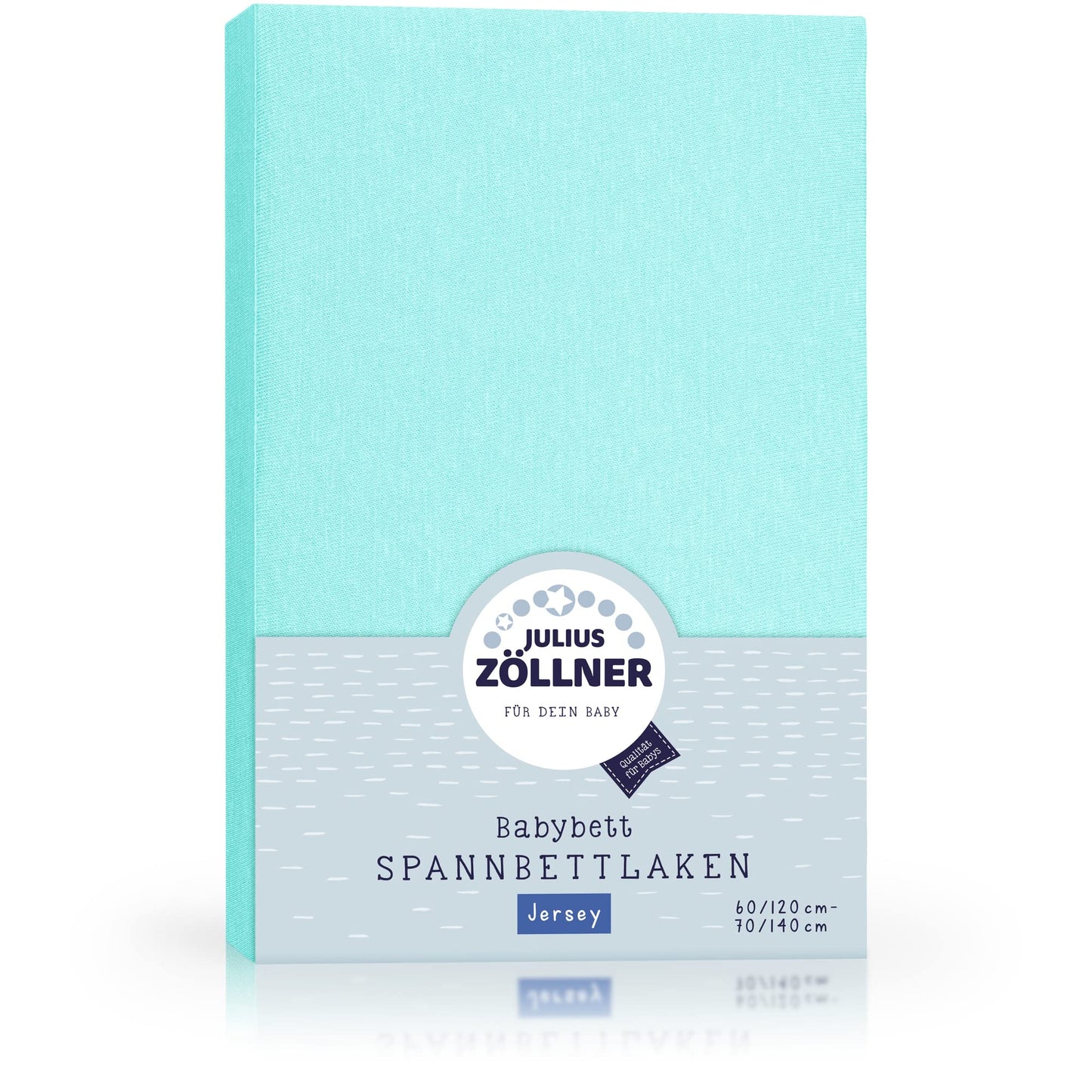 Spannbettlaken für Baby- & Kinderbett, 100% Jersey-Baumwolle, 2er Pack