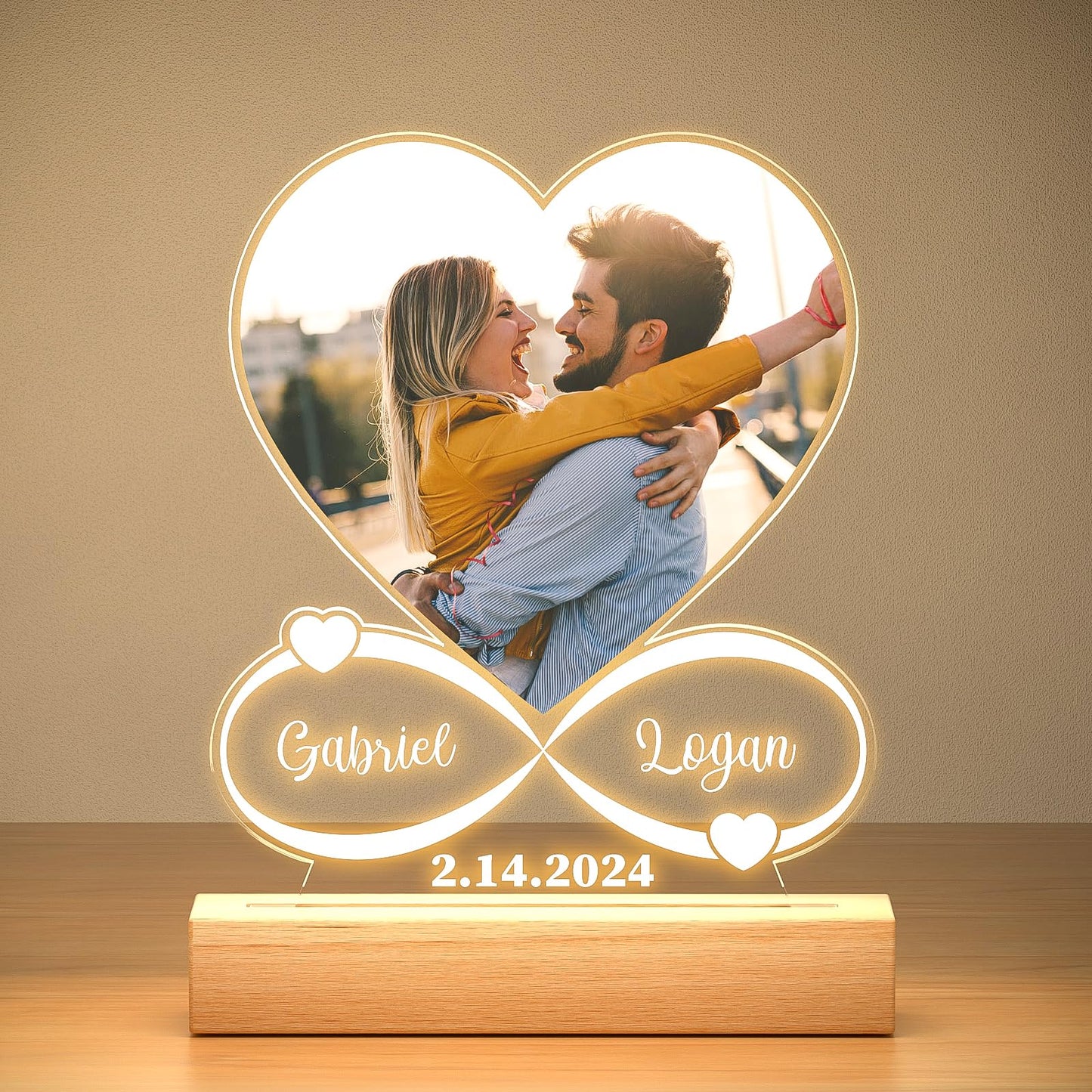 Personalisierte Geschenke, Personalisierte Bilderrahmen mit Foto, Personalisierte Jahrestag Geburtstagsgeschenk