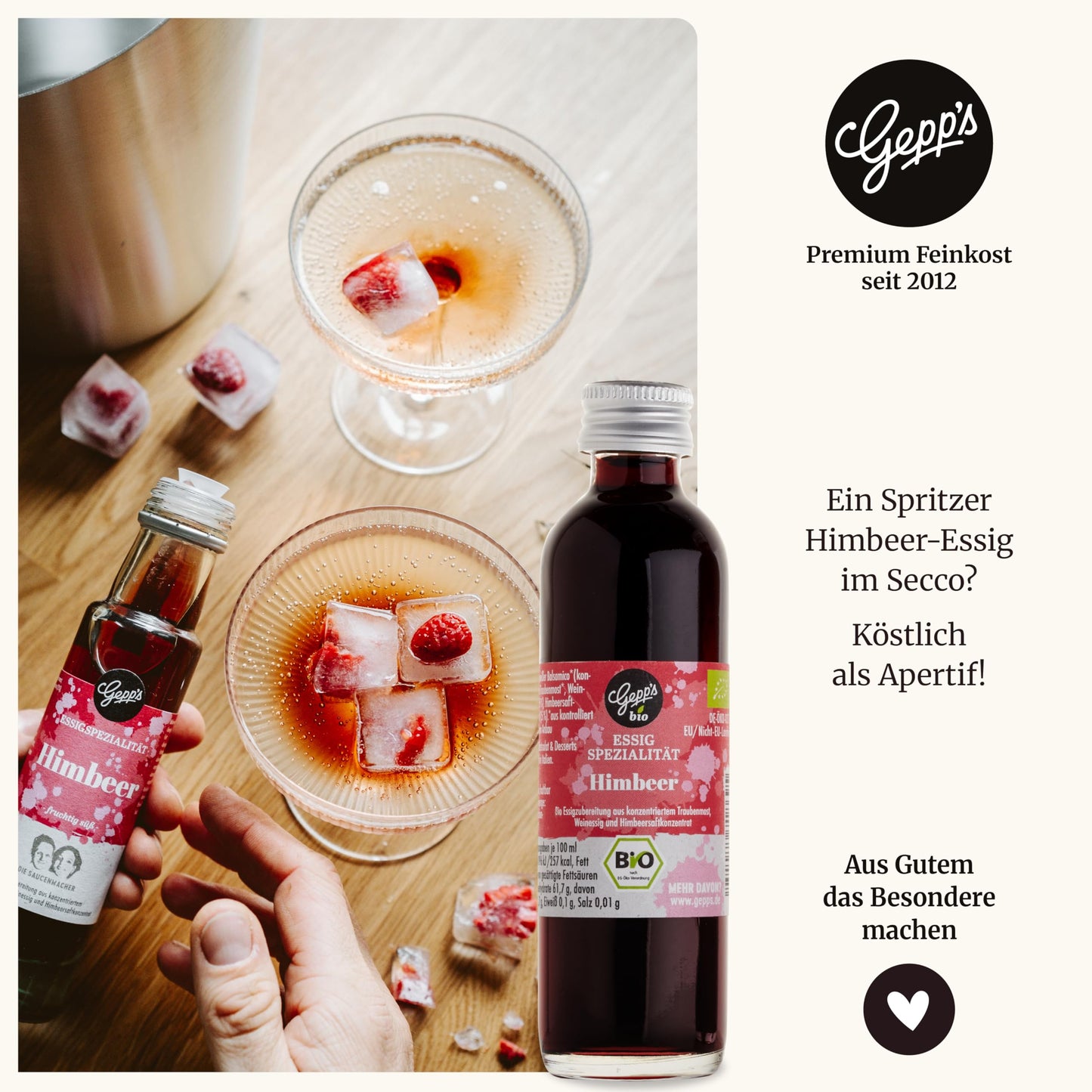 Feinkost Öl Geschenkbox „Öl-Clutch“ I Gewürzöl Set mit 5 erlesenen BIO-Ölen