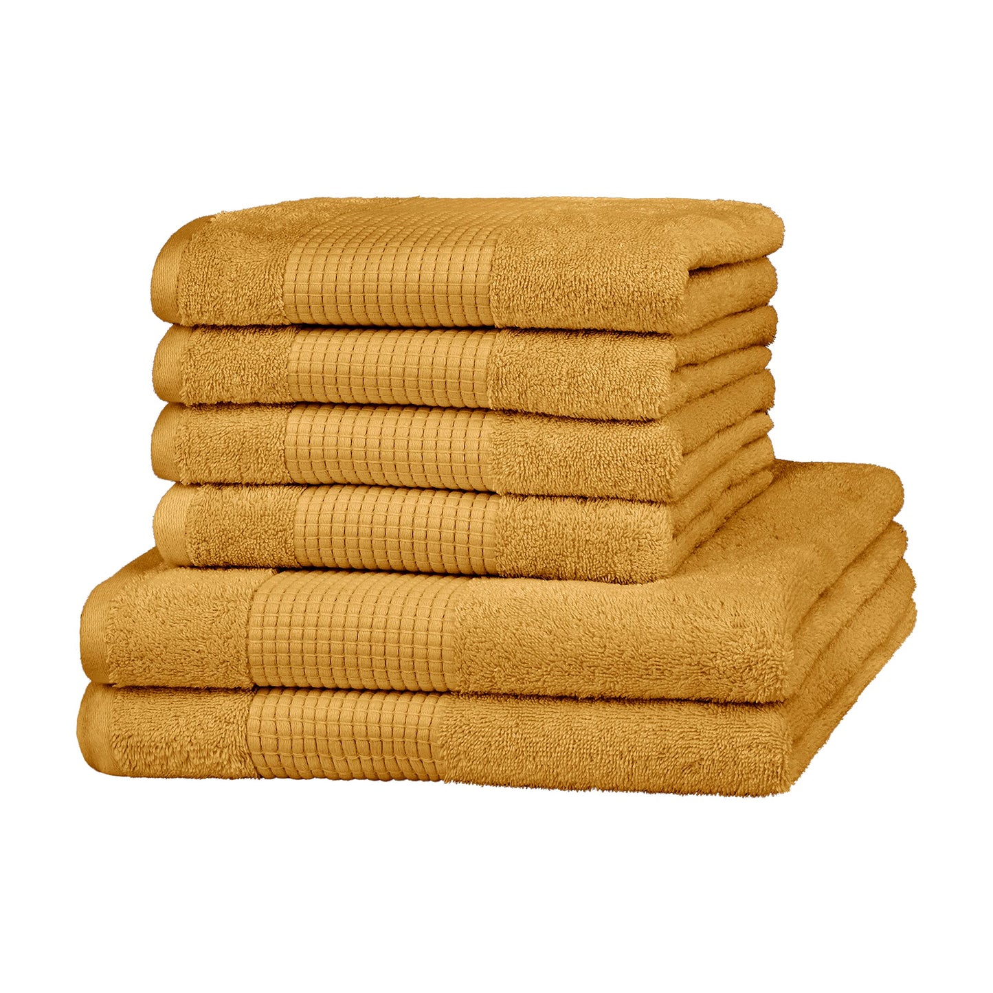 Merana Rome Handtuch Set | saugstark, weich und fusselfrei | Frottier Luxus Qualität | 100% Baumwolle | Oeko-TEX | 4 x Gästetücher (30x50cm))