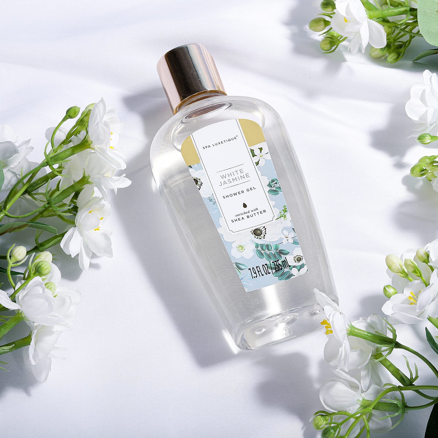 SPA LUXETIQUE Wellness Set für Frauen - 8tlg Rosenduft Bade Geschenkset für Frauen, Geburtstagsgeschenk Beauty Set mit Deko Badewanne